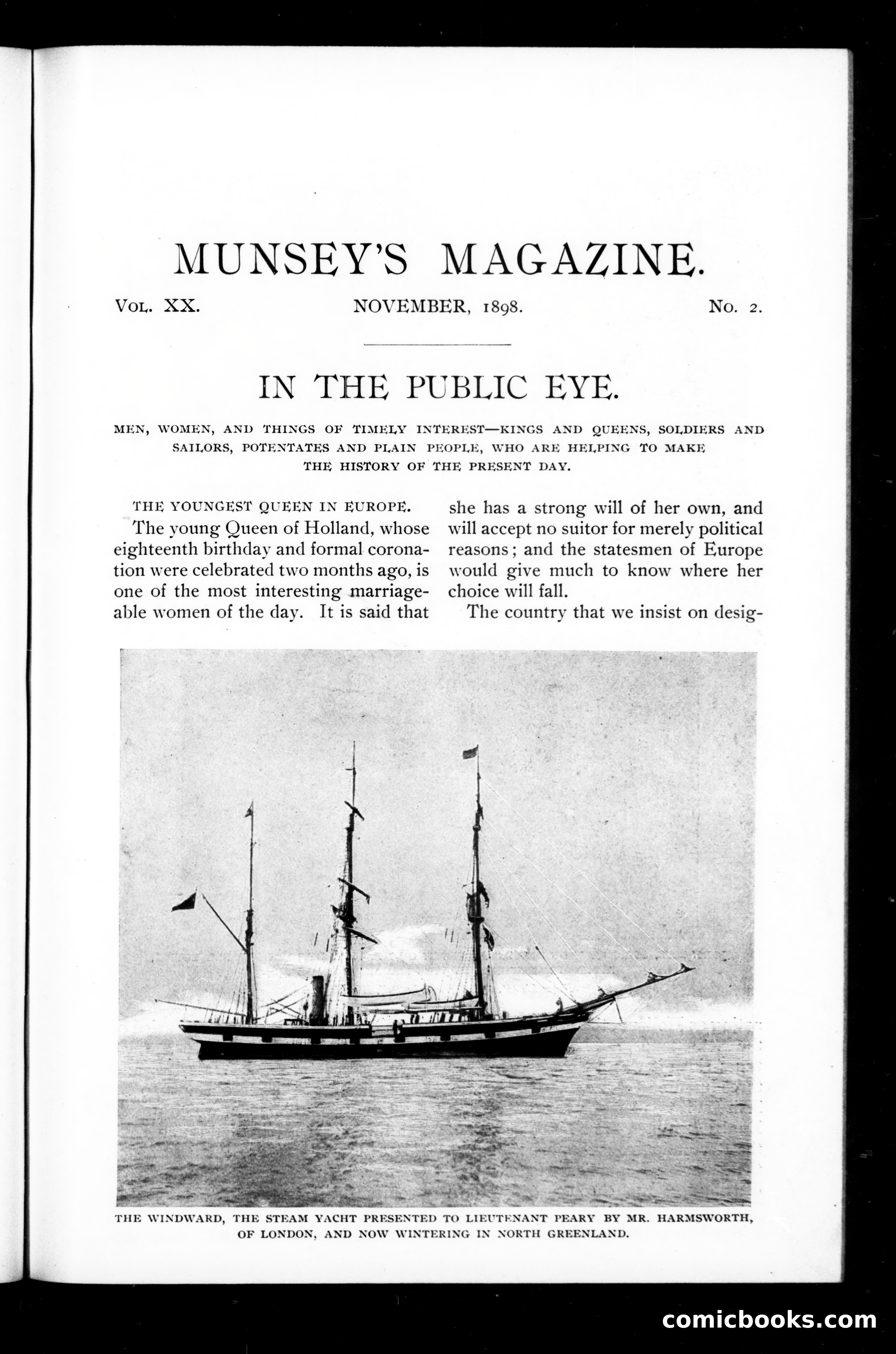 Munsey's Magazine, November 1898 — page 1 of 162