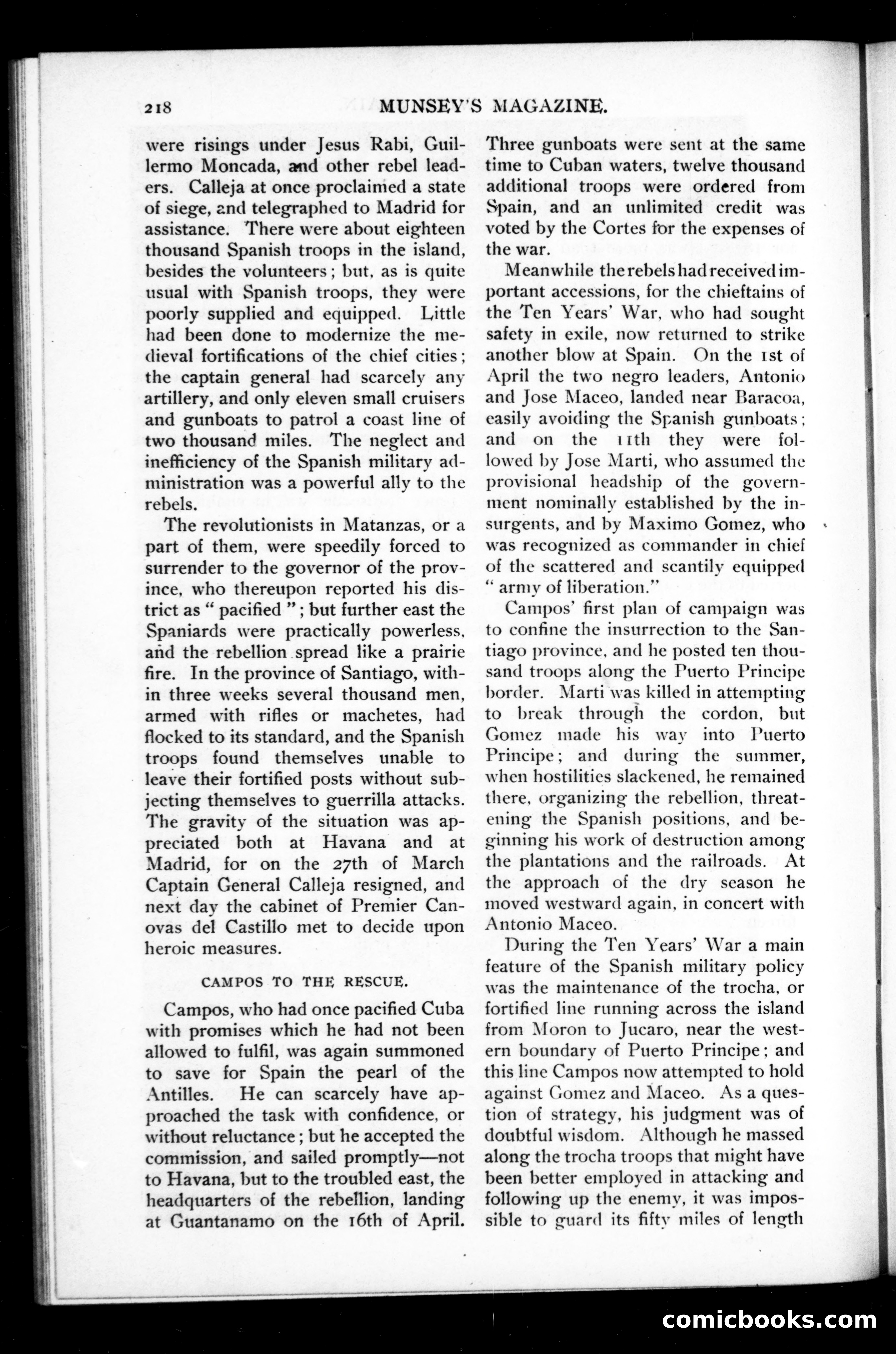 Munsey's Magazine, November 1898 — page 56 of 162