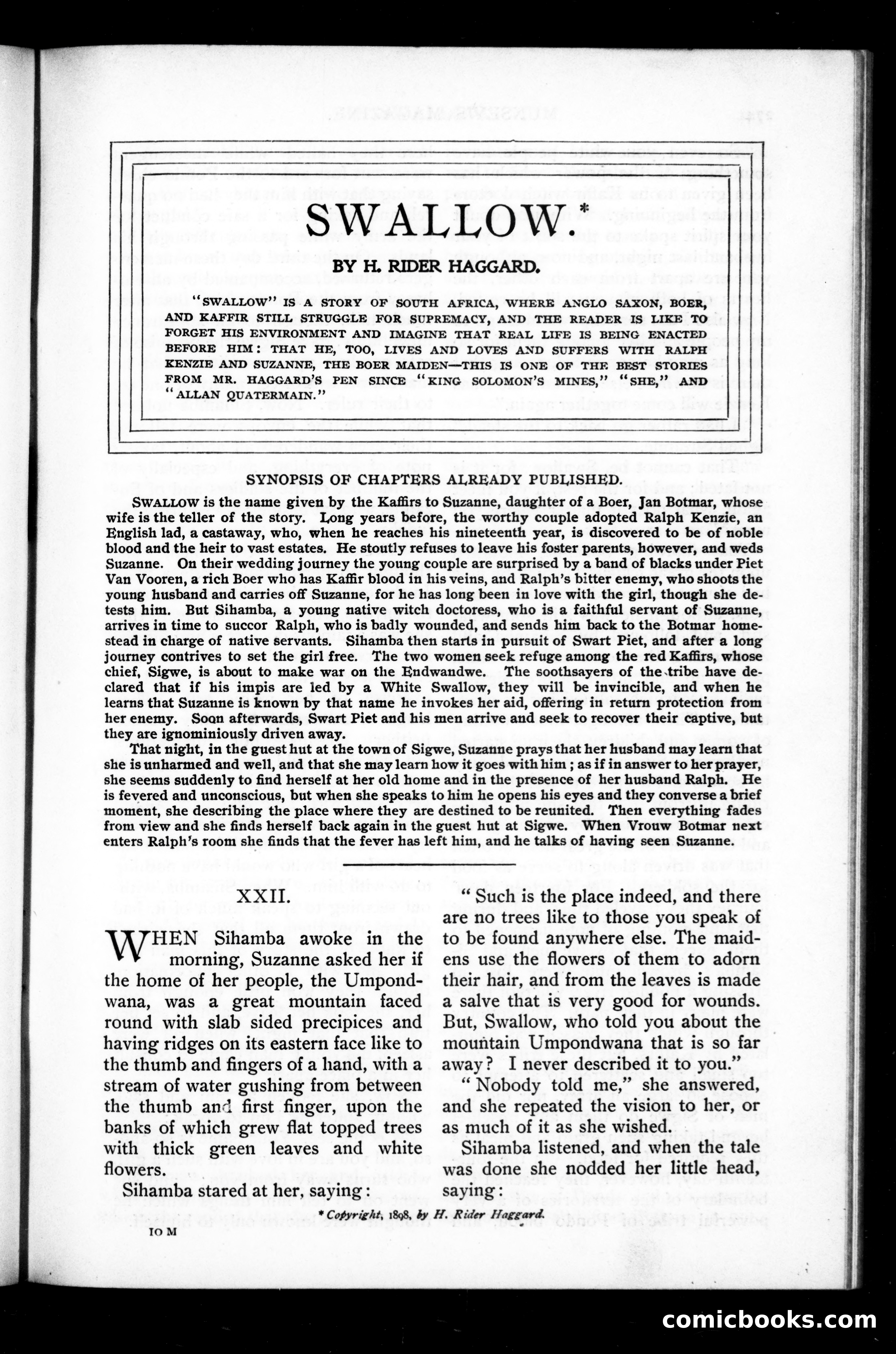 Munsey's Magazine, November 1898 — page 111 of 162
