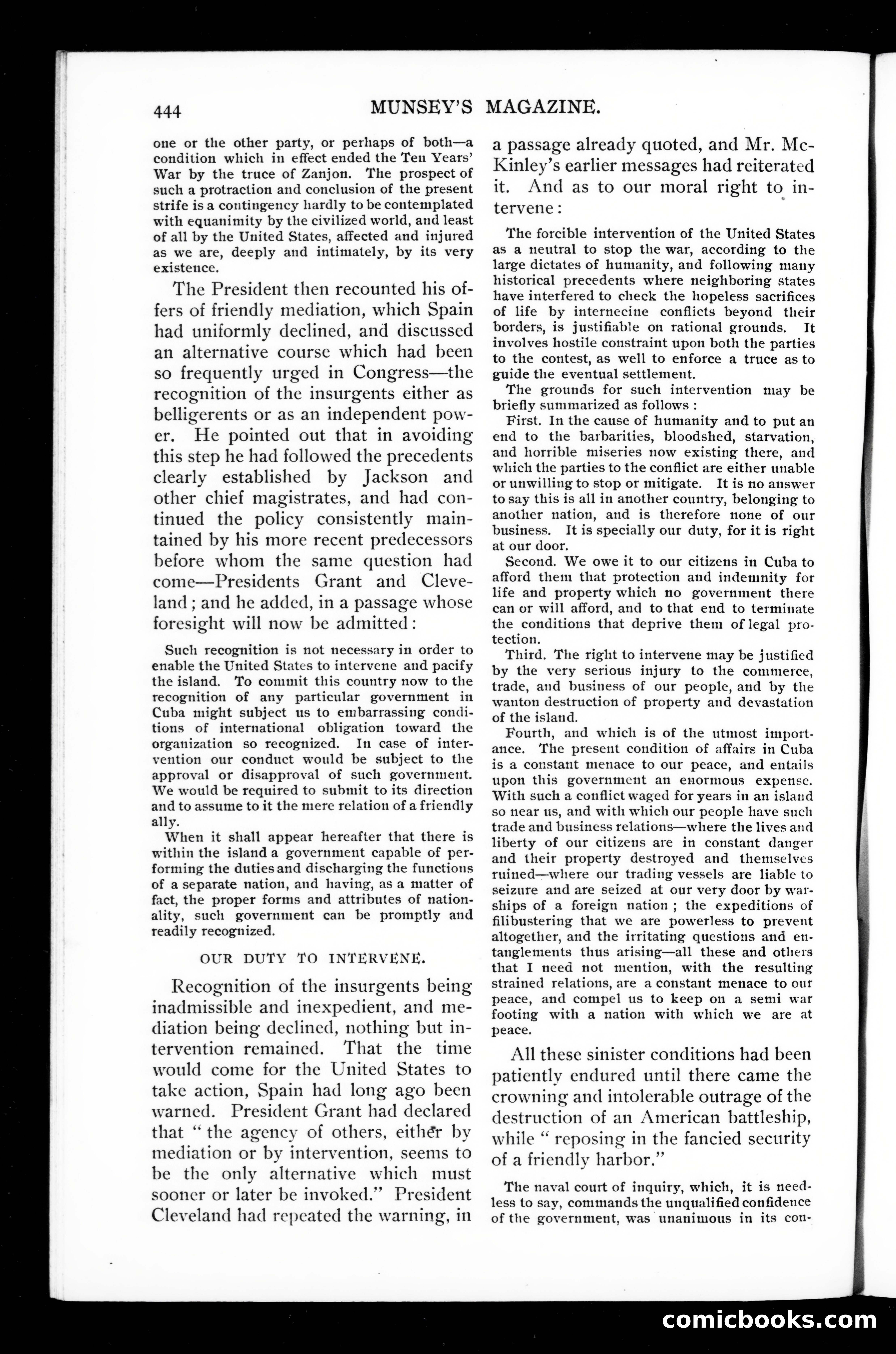 Munsey's Magazine, December 1898 — page 120 of 164