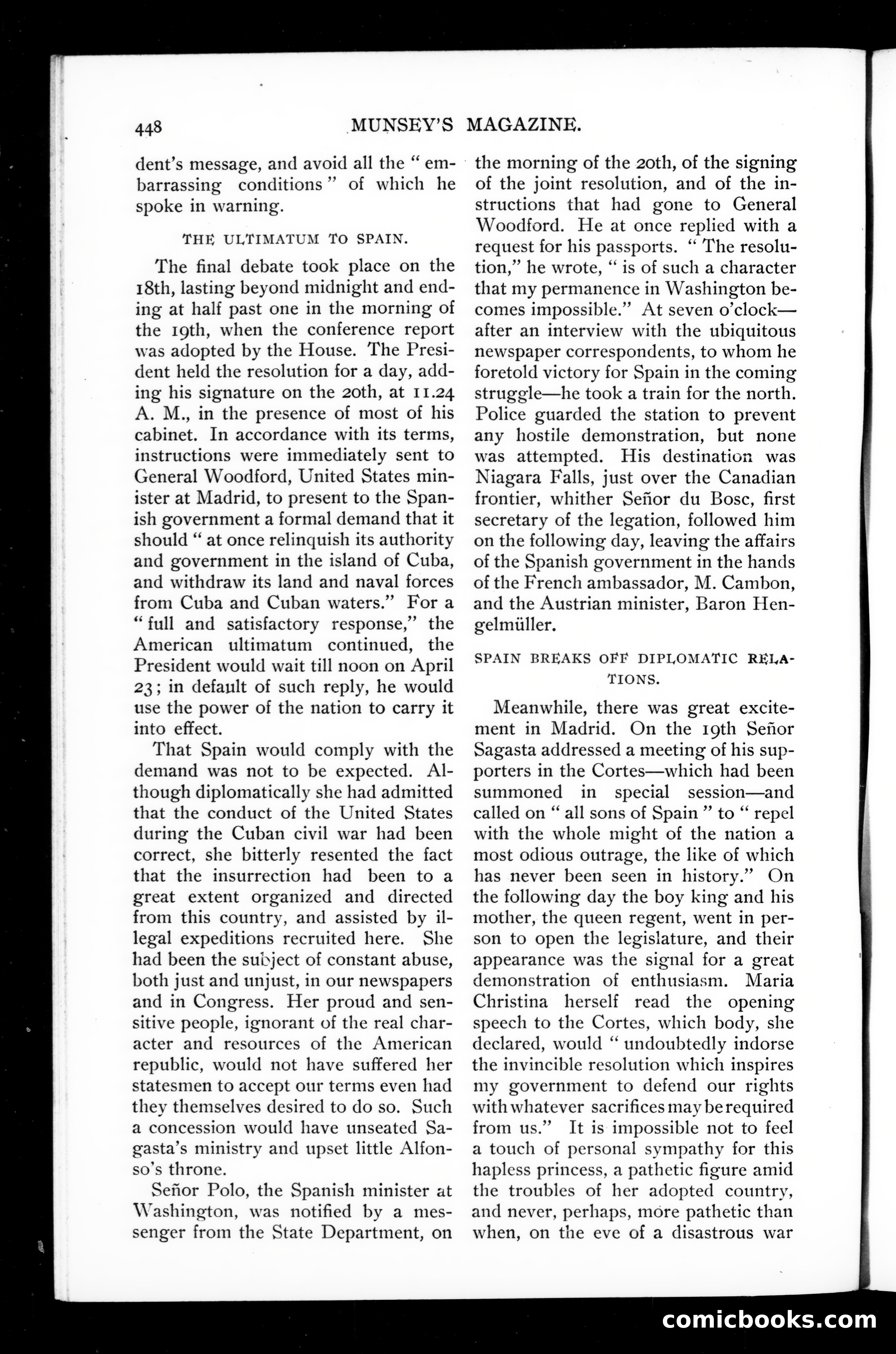 Munsey's Magazine, December 1898 — page 124 of 164