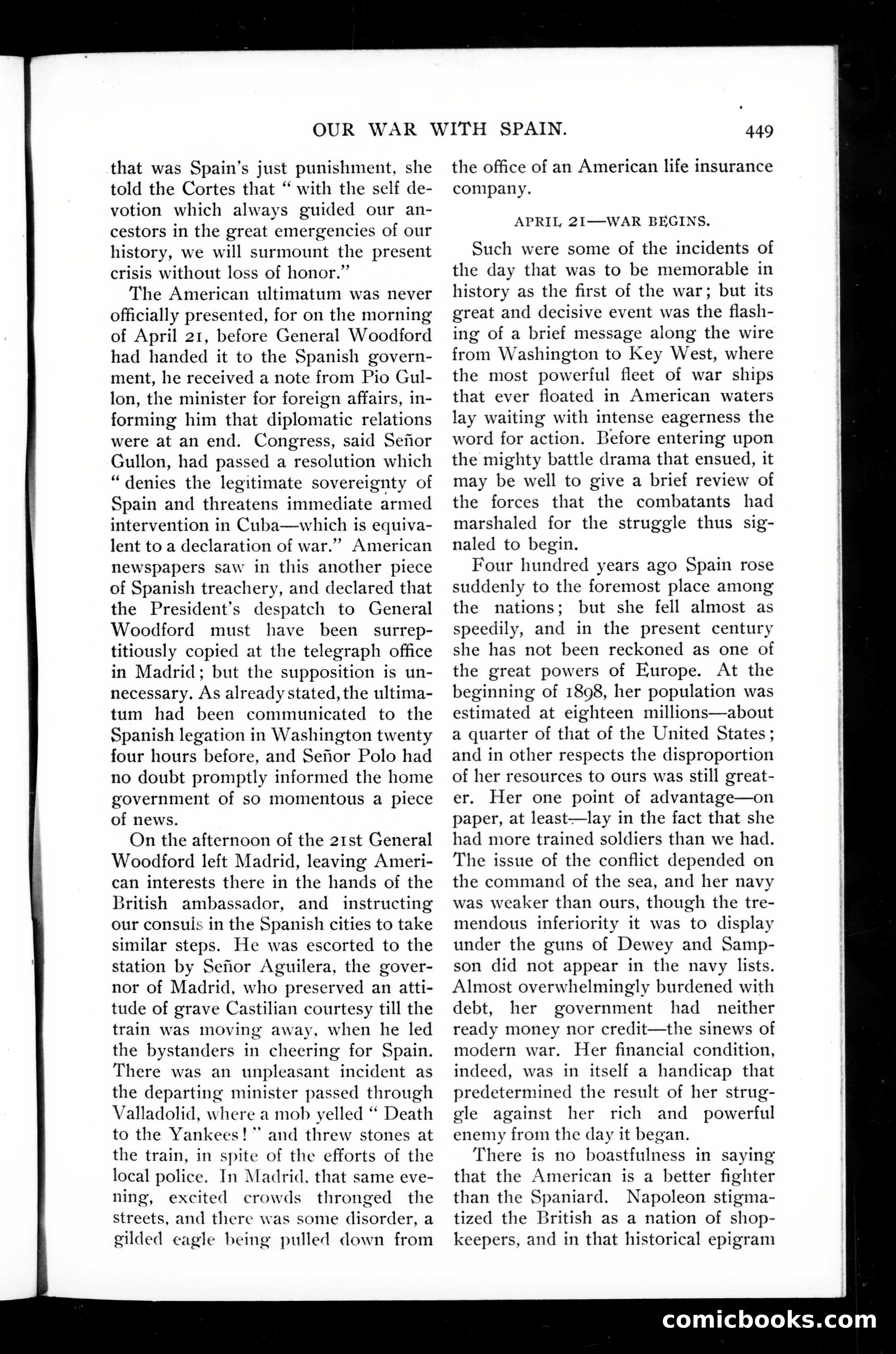 Munsey's Magazine, December 1898 — page 125 of 164