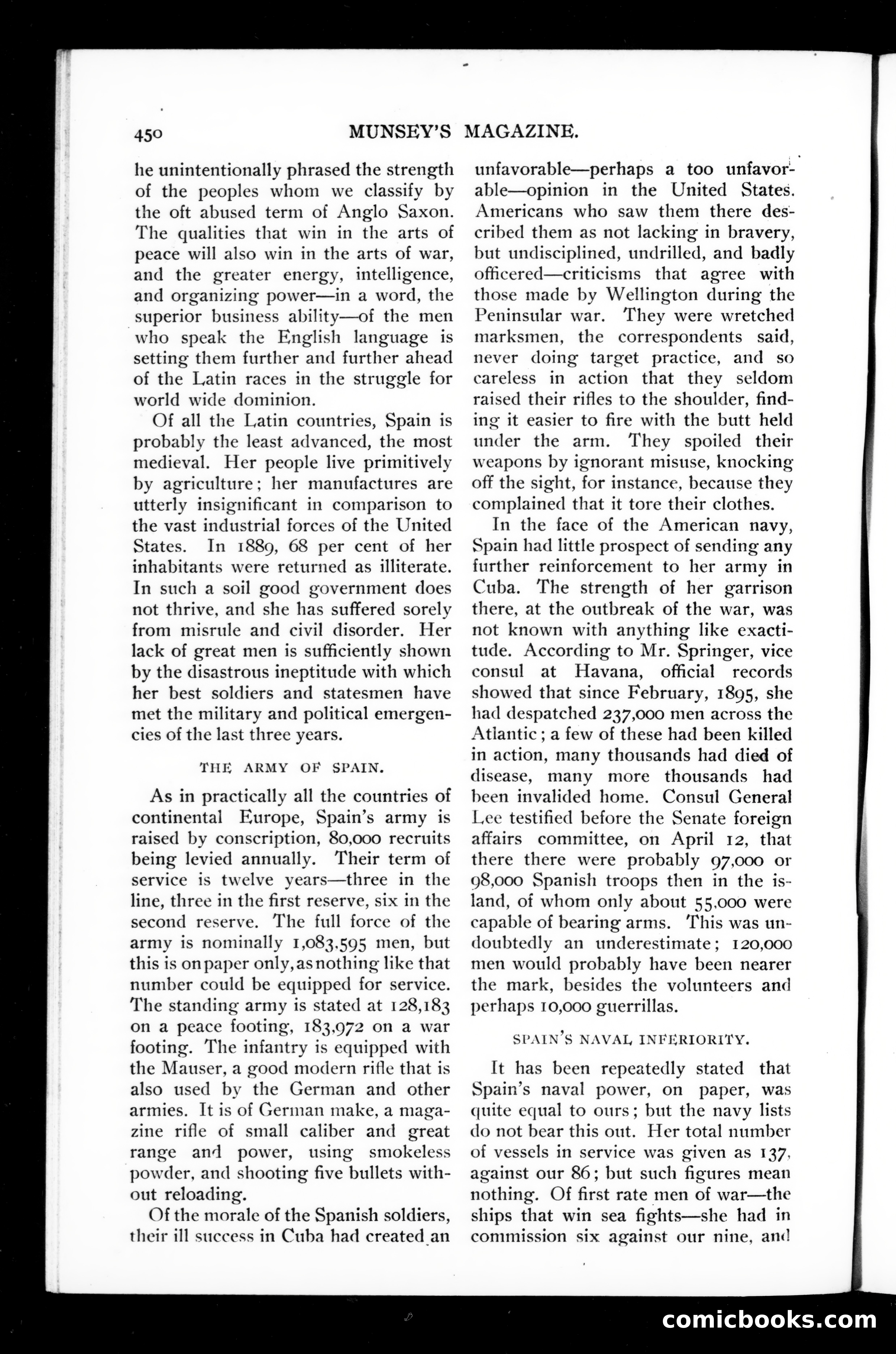 Munsey's Magazine, December 1898 — page 126 of 164