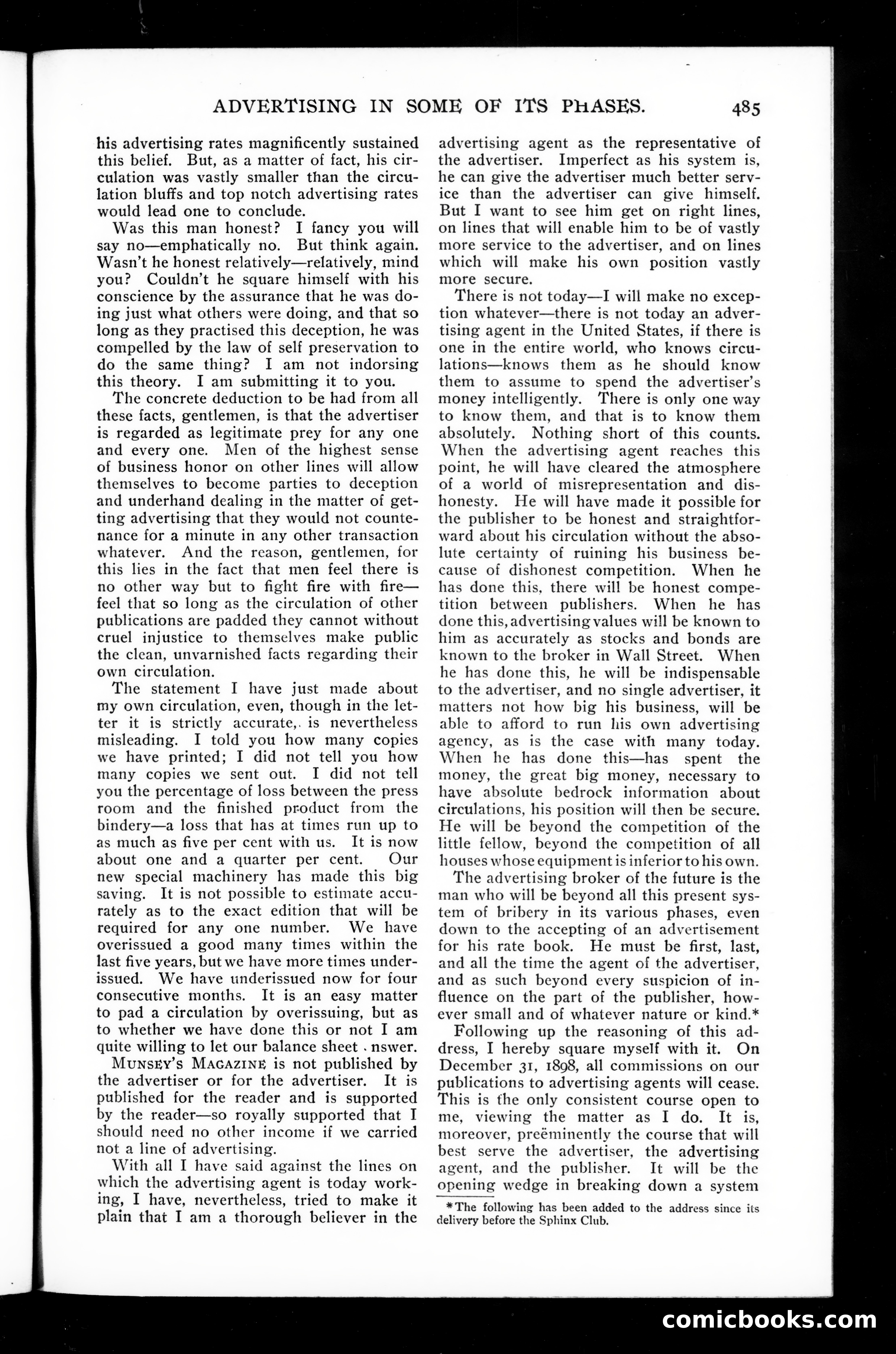 Munsey's Magazine, December 1898 — page 161 of 164