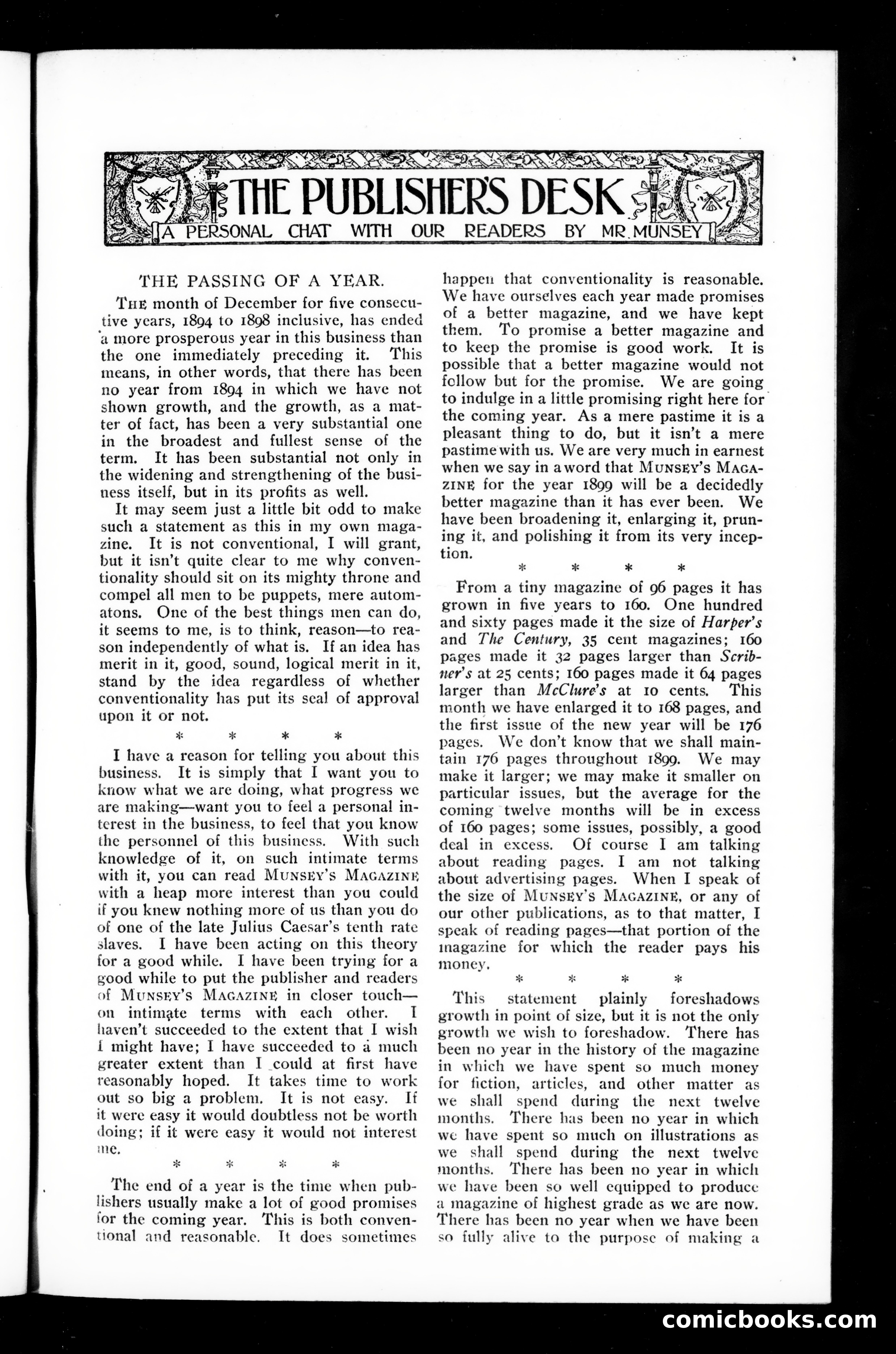 Munsey's Magazine, December 1898 — page 163 of 164