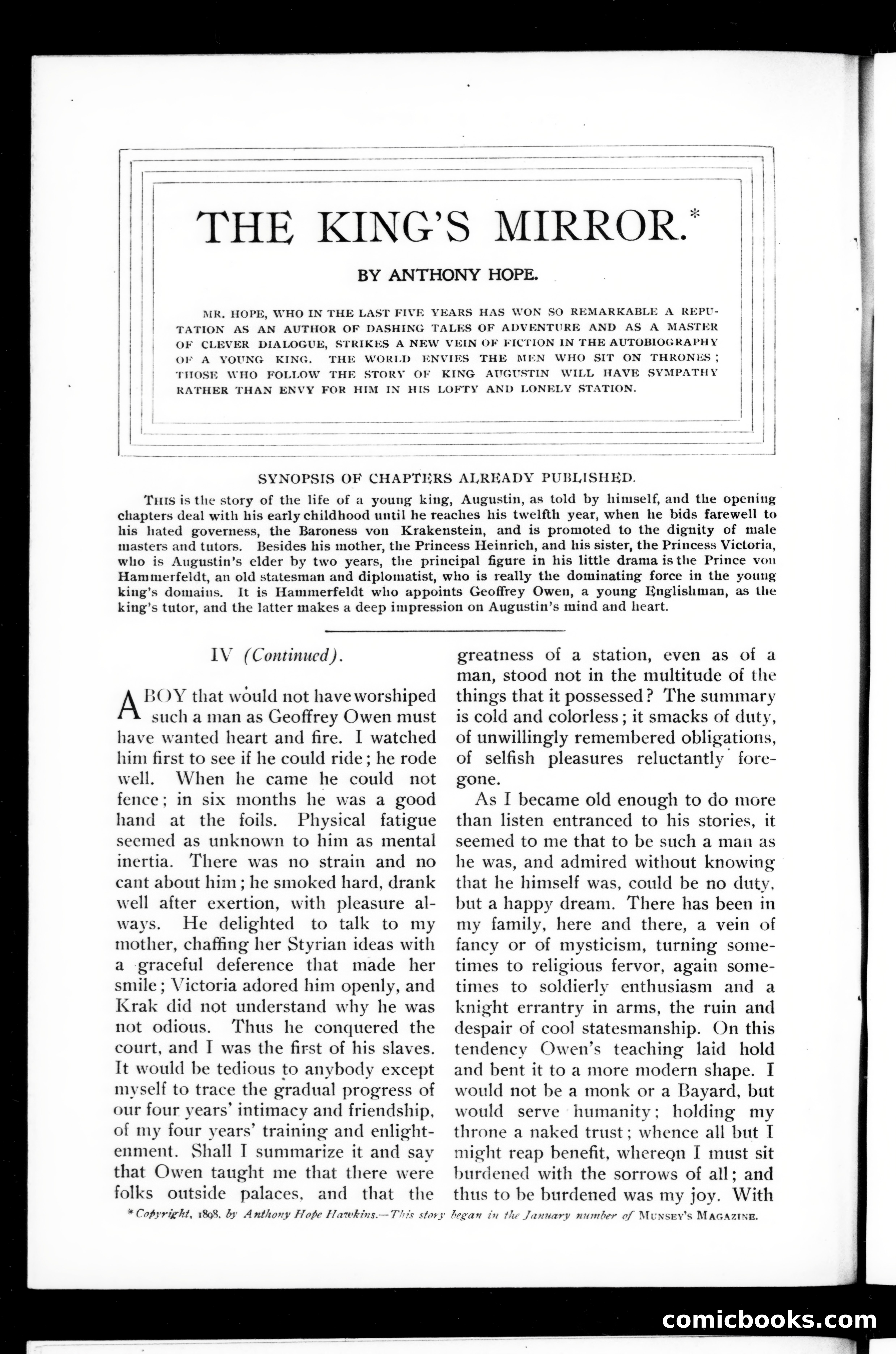 Munsey's Magazine, February 1899 — page 24 of 160