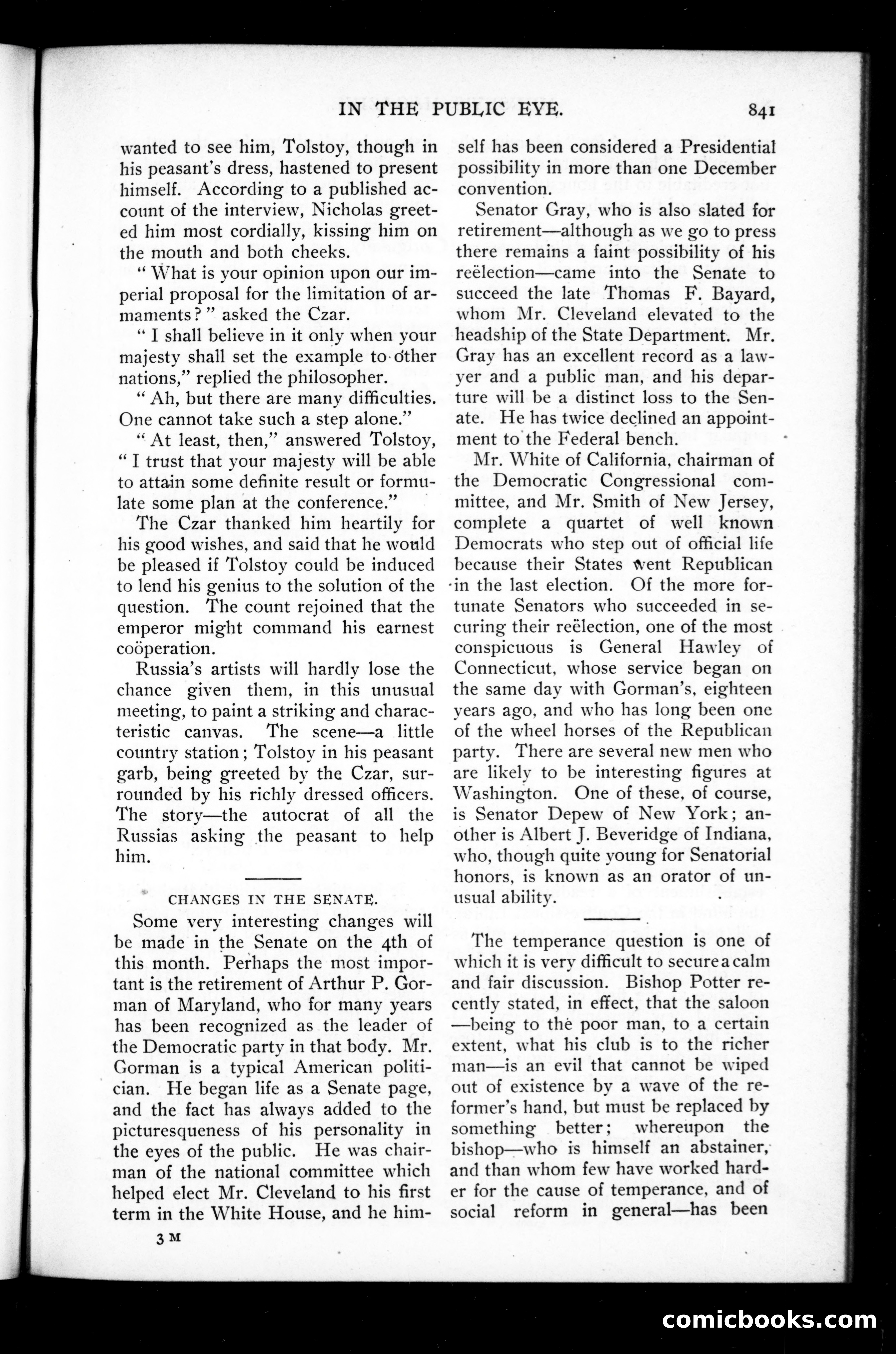 Munsey's Magazine, March 1899 — page 15 of 255