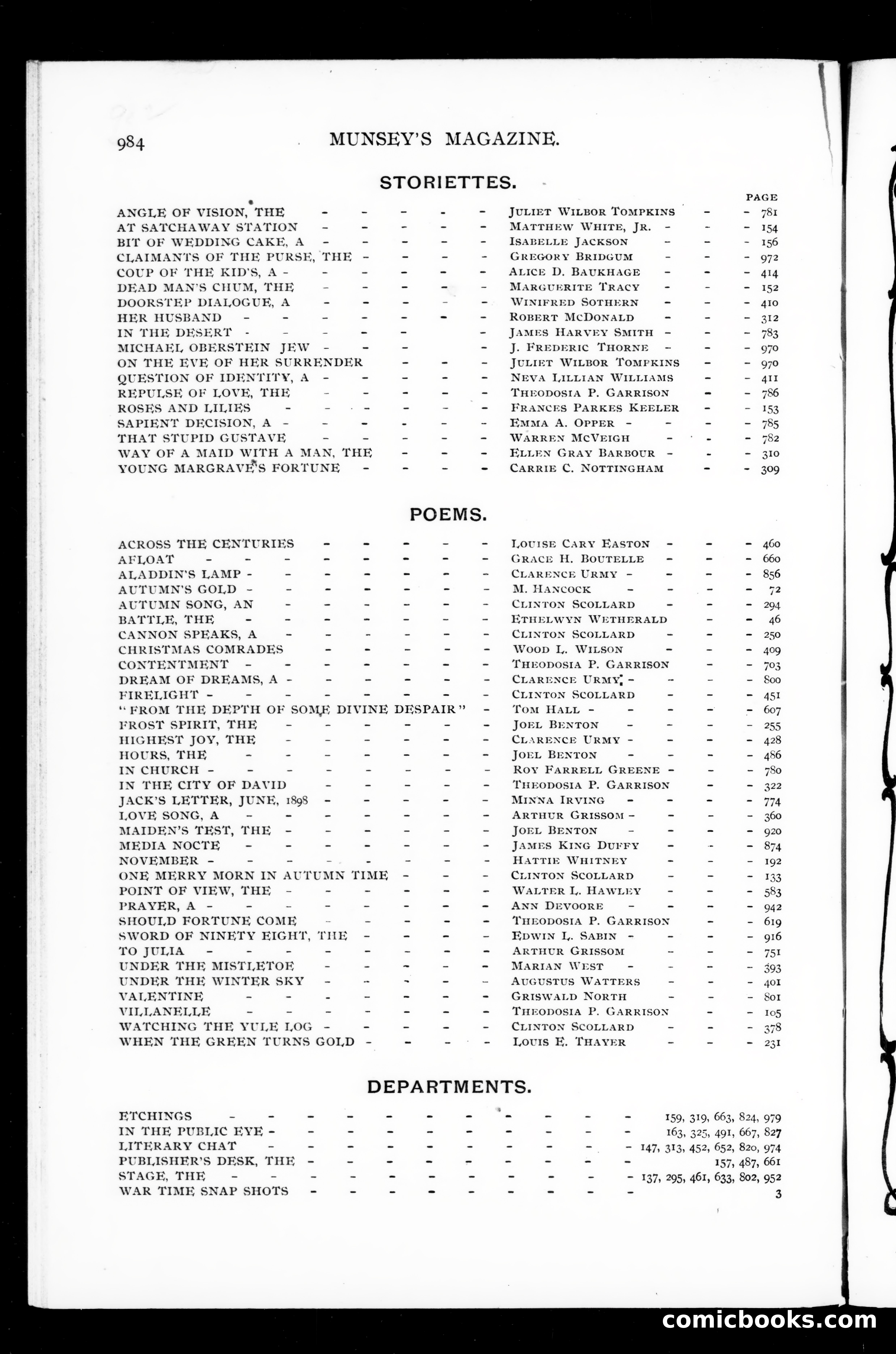 Munsey's Magazine, March 1899 — page 156 of 255