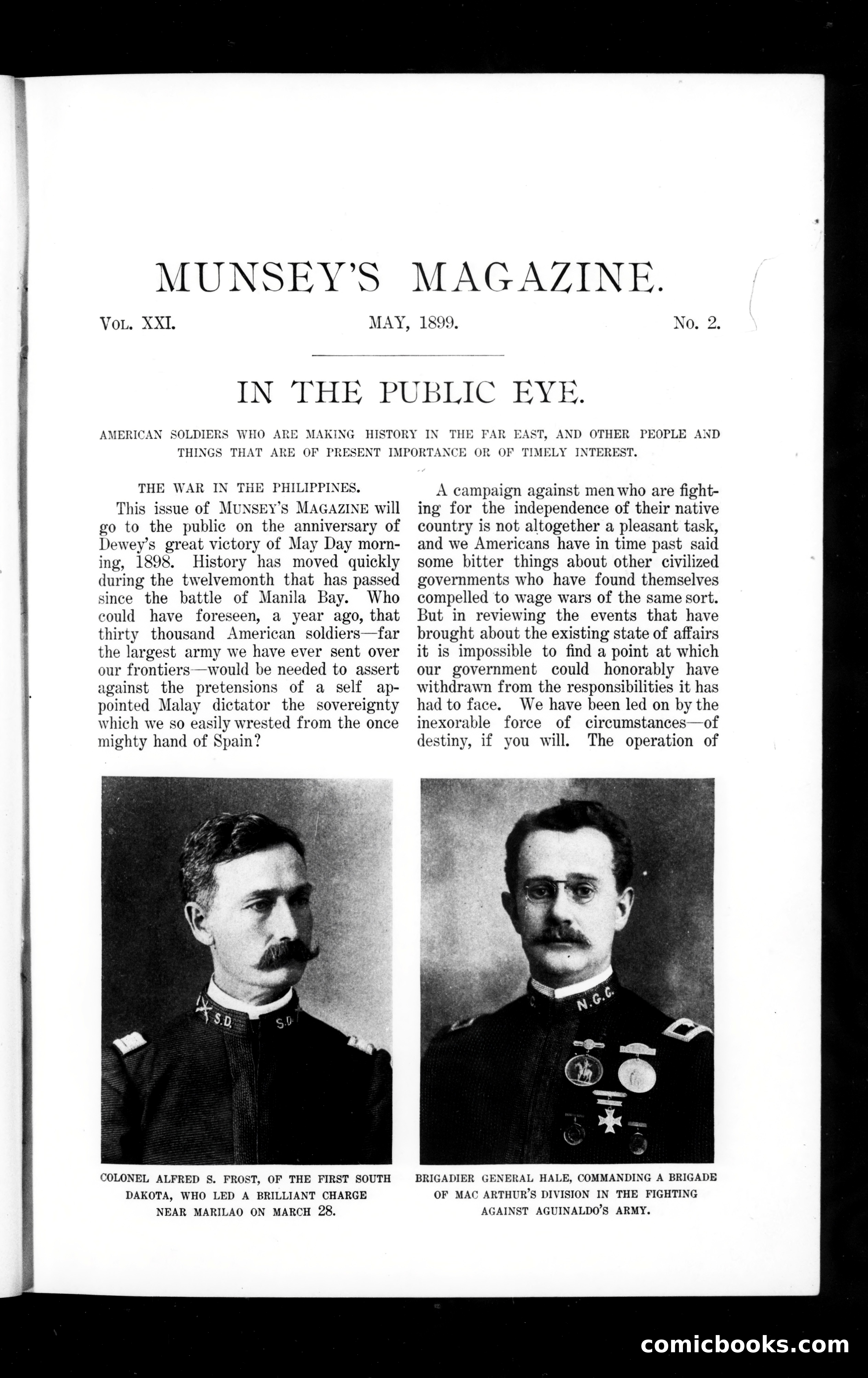 Munsey's Magazine, May 1899 — page 5 of 168