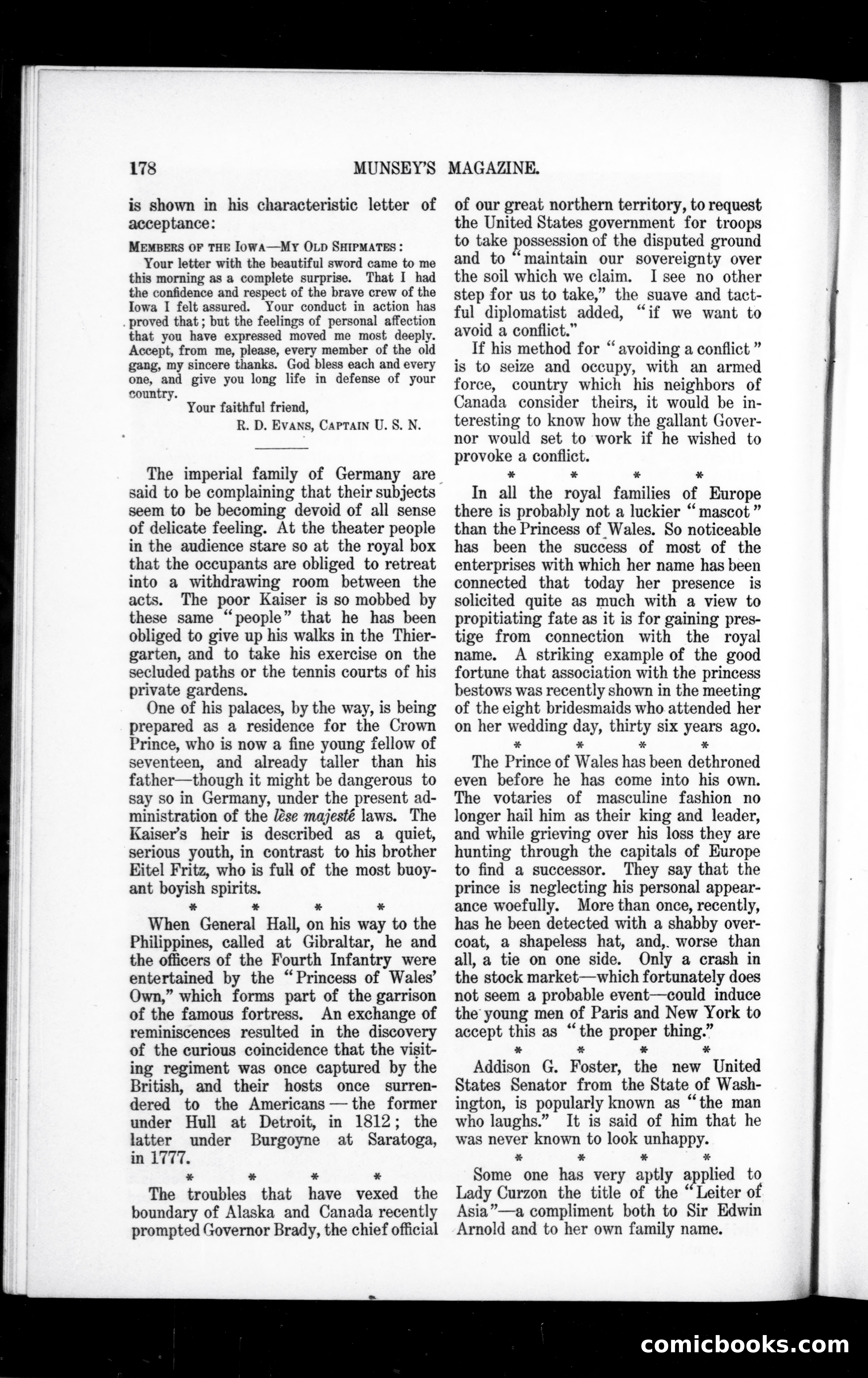 Munsey's Magazine, May 1899 — page 20 of 168