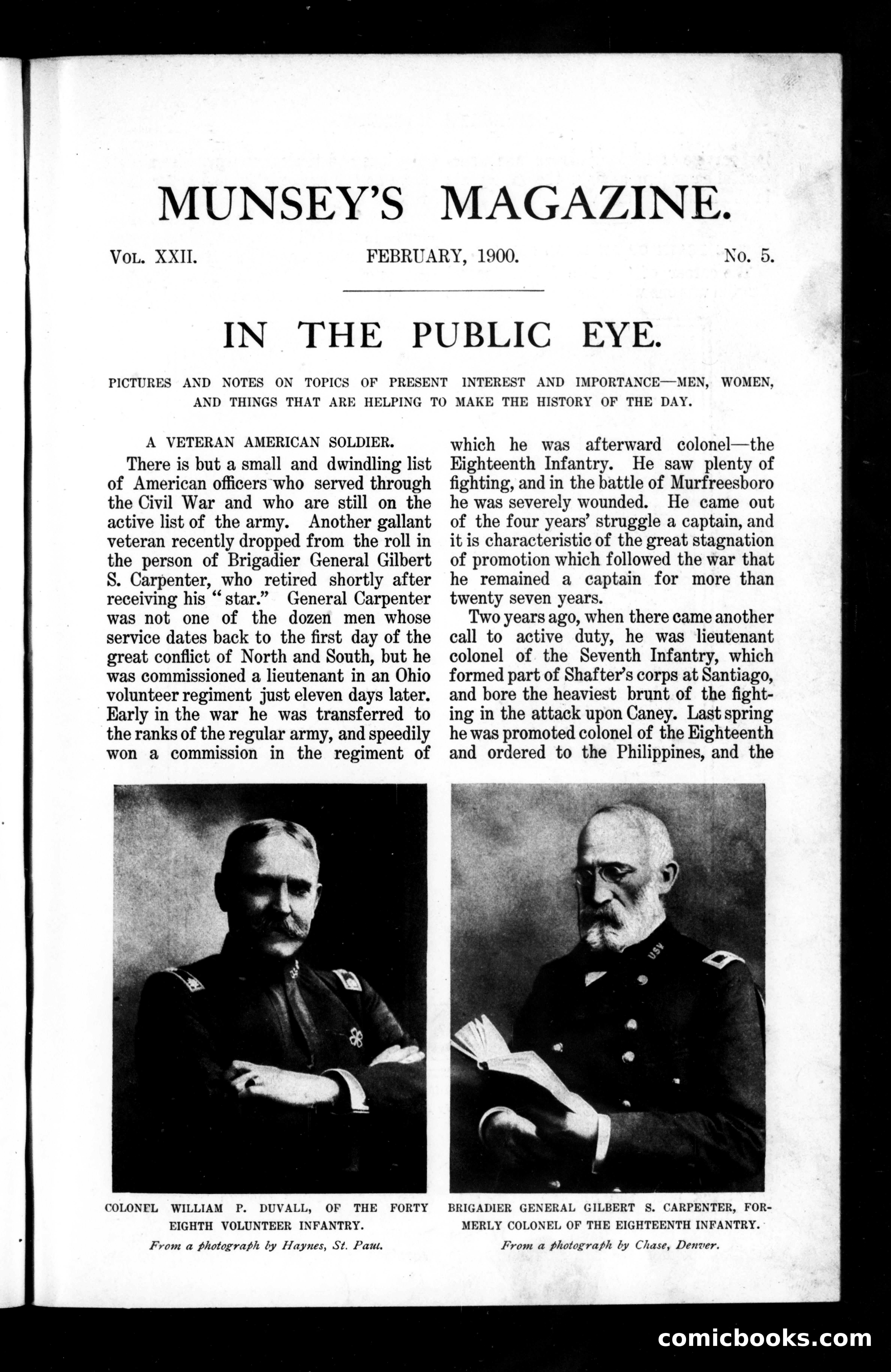 Munsey's Magazine, February 1900 — page 5 of 154