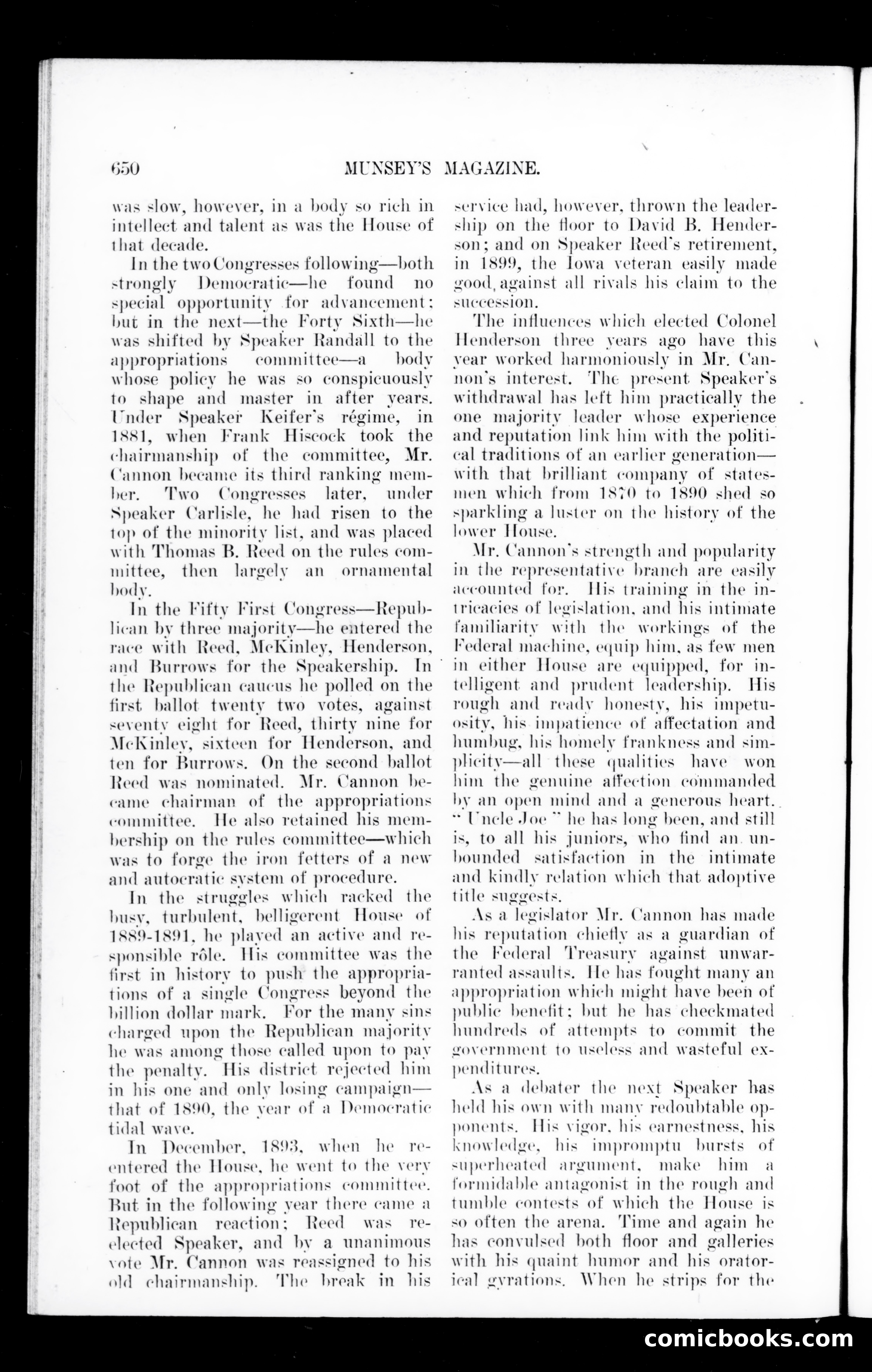 Munsey's Magazine, February 1903 — page 12 of 162