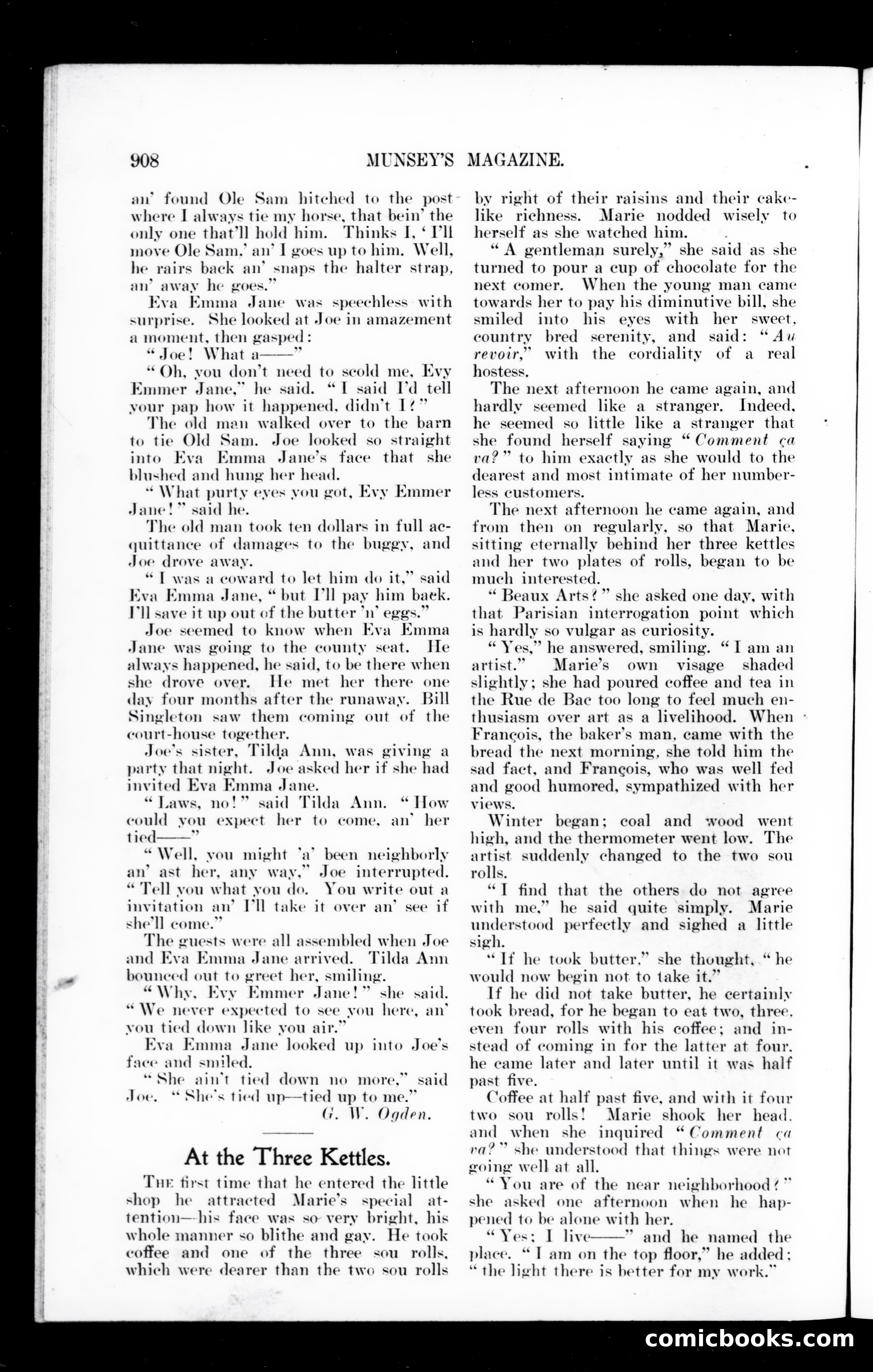 Munsey's Magazine, March 1903 — page 108 of 161