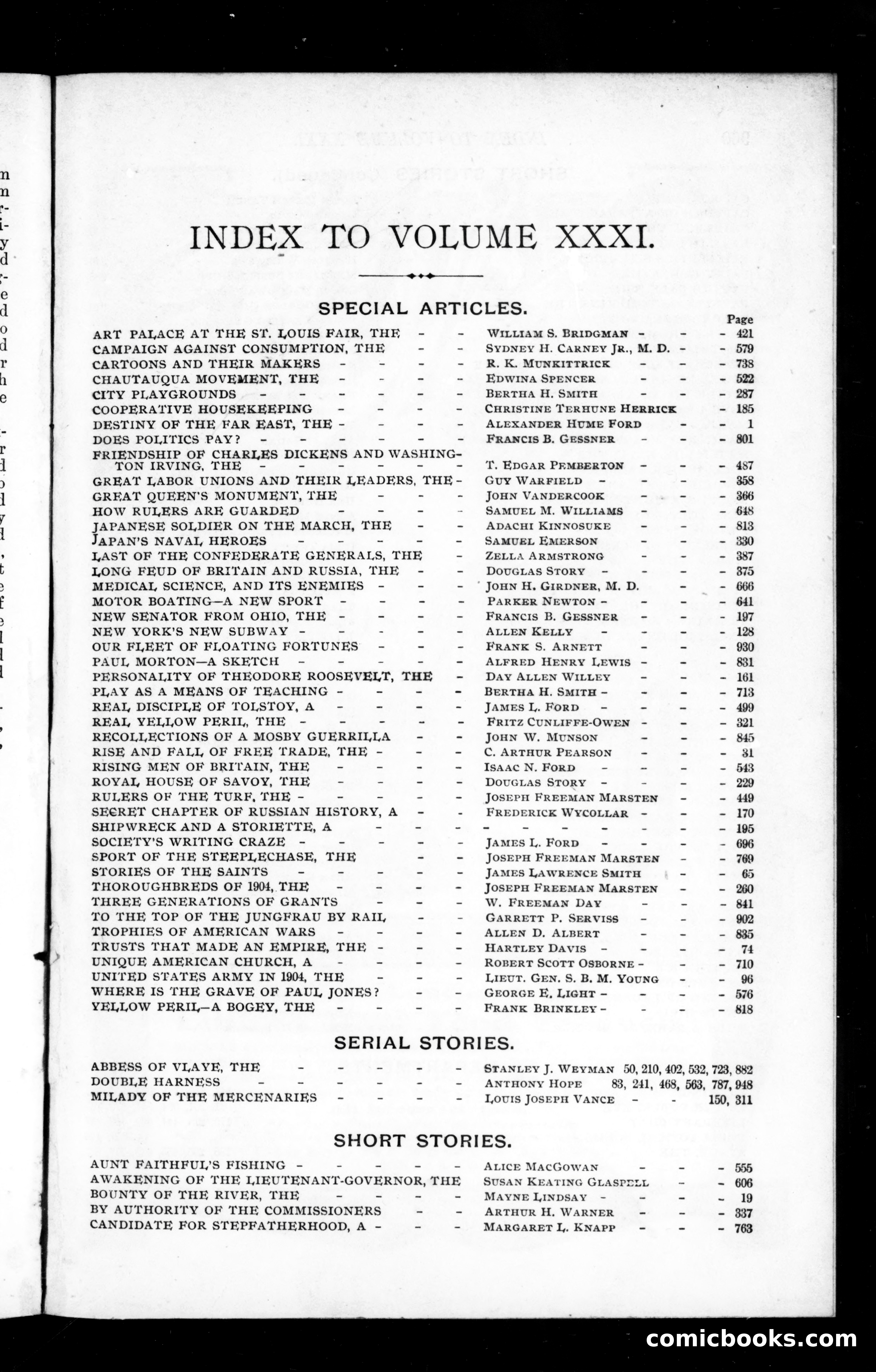 Munsey's Magazine, Vol. 31, No. 6 — page 159 of 163