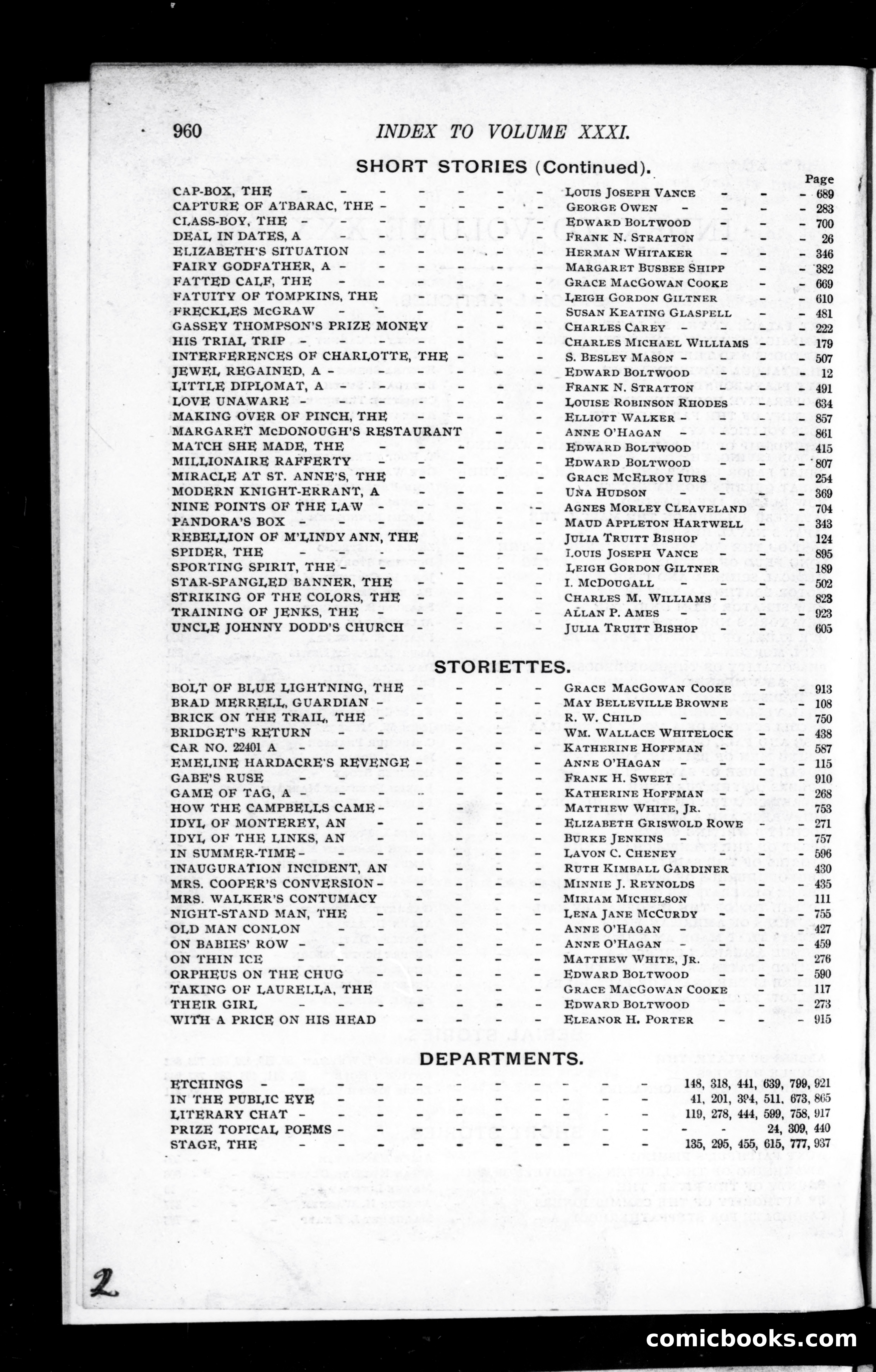 Munsey's Magazine, Vol. 31, No. 6 — page 160 of 163