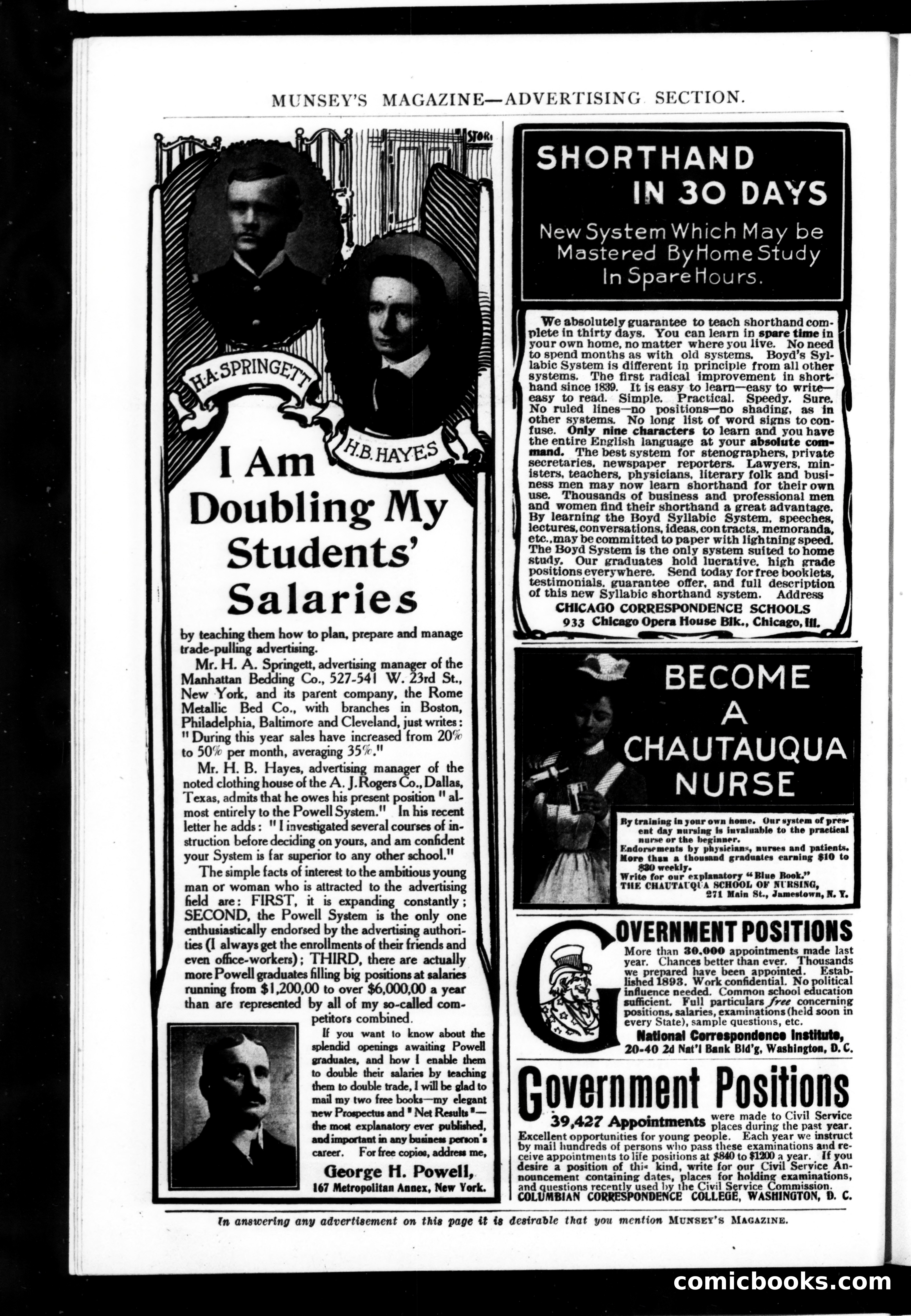 Munsey's Magazine, October 1906 — page 8 of 302