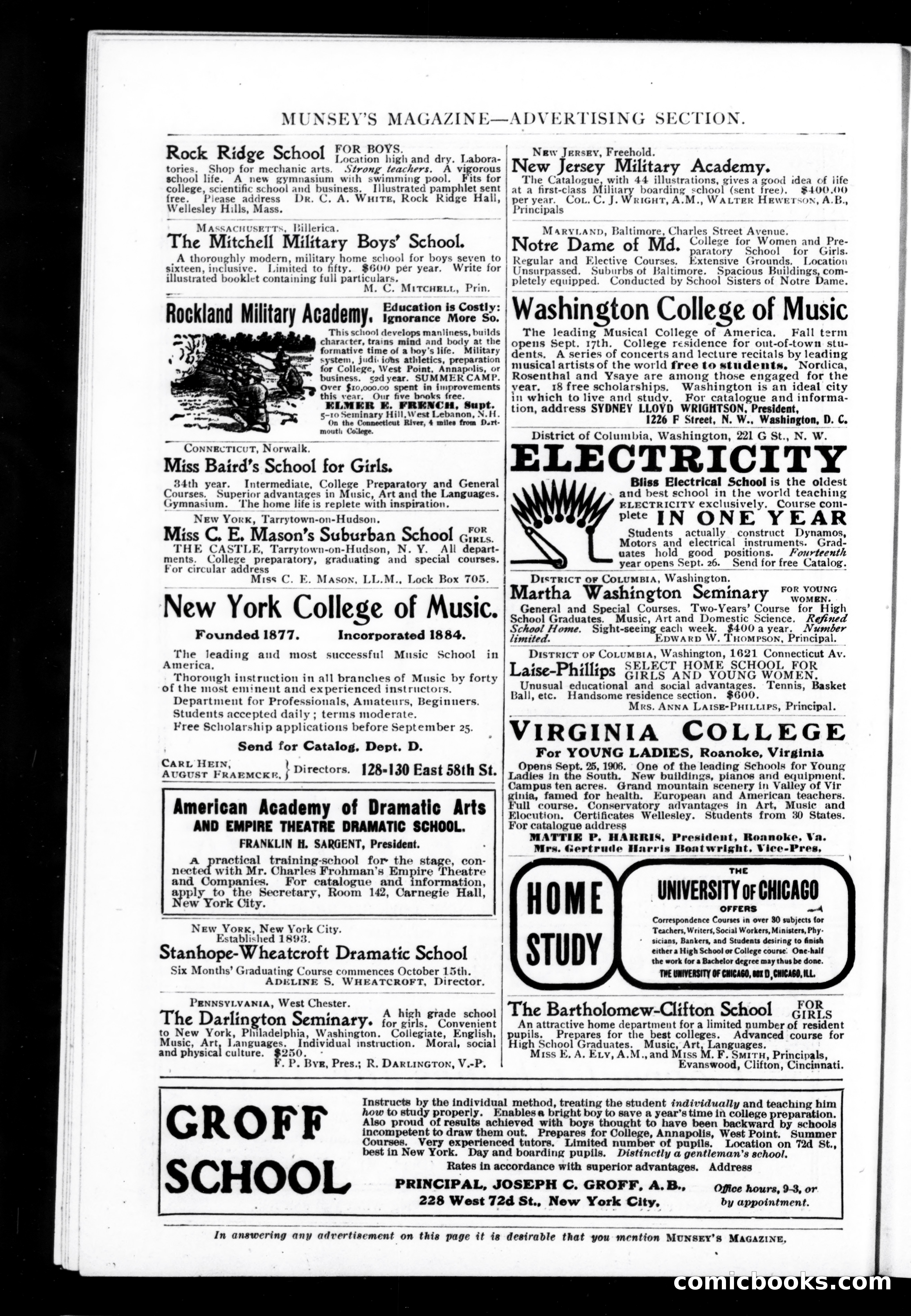 Munsey's Magazine, October 1906 — page 10 of 302