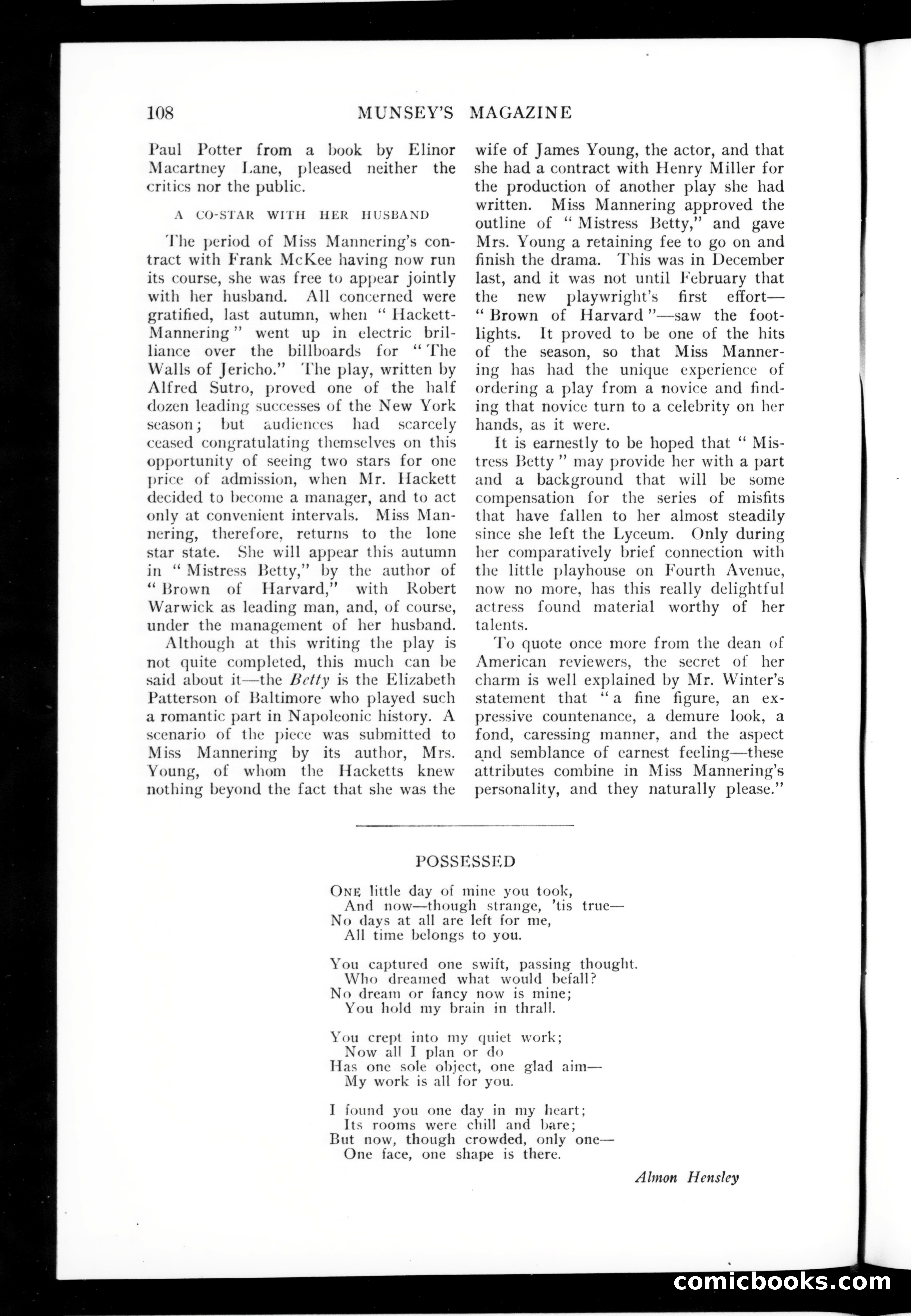 Munsey's Magazine, October 1906 — page 130 of 302