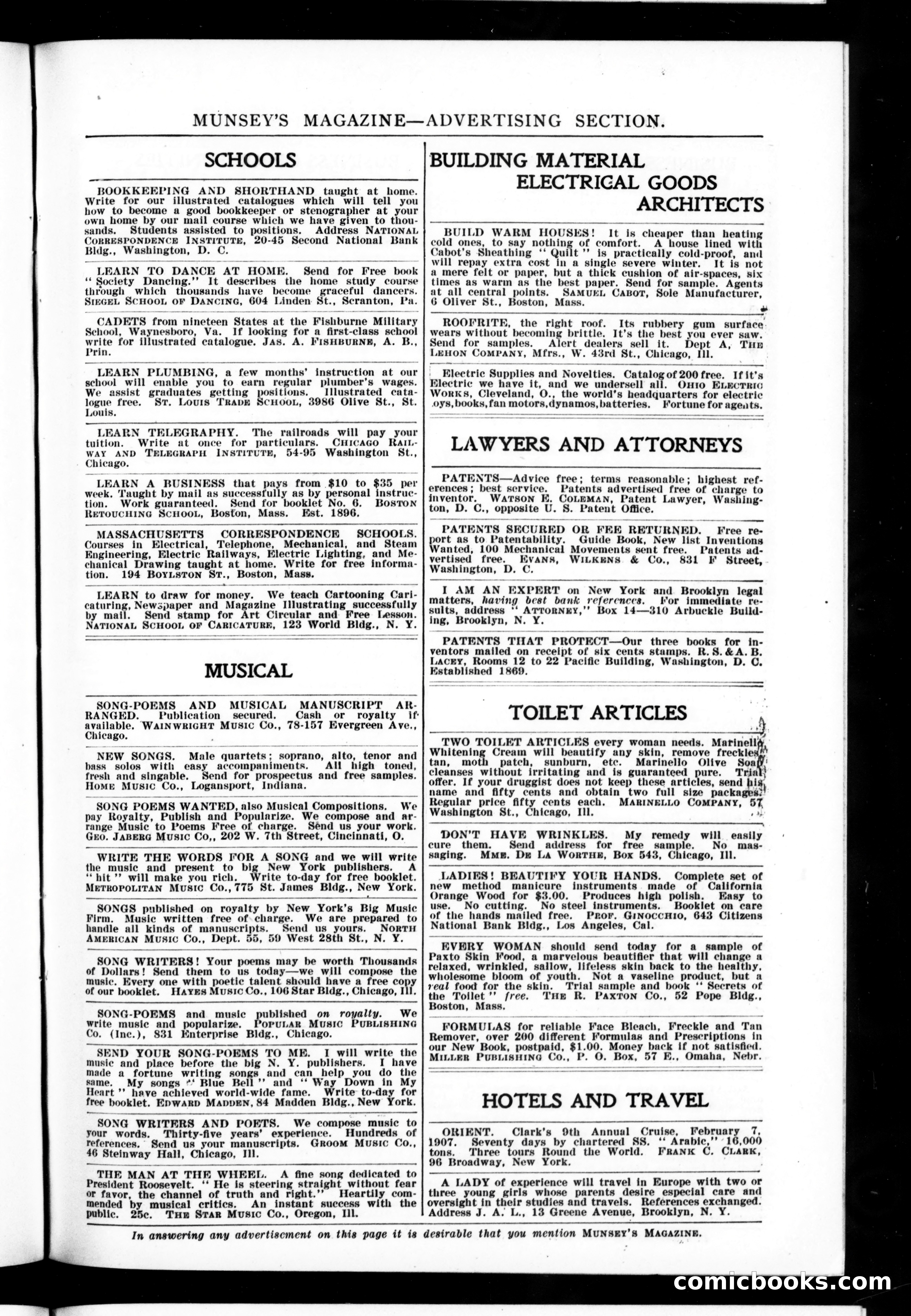 Munsey's Magazine, October 1906 — page 279 of 302