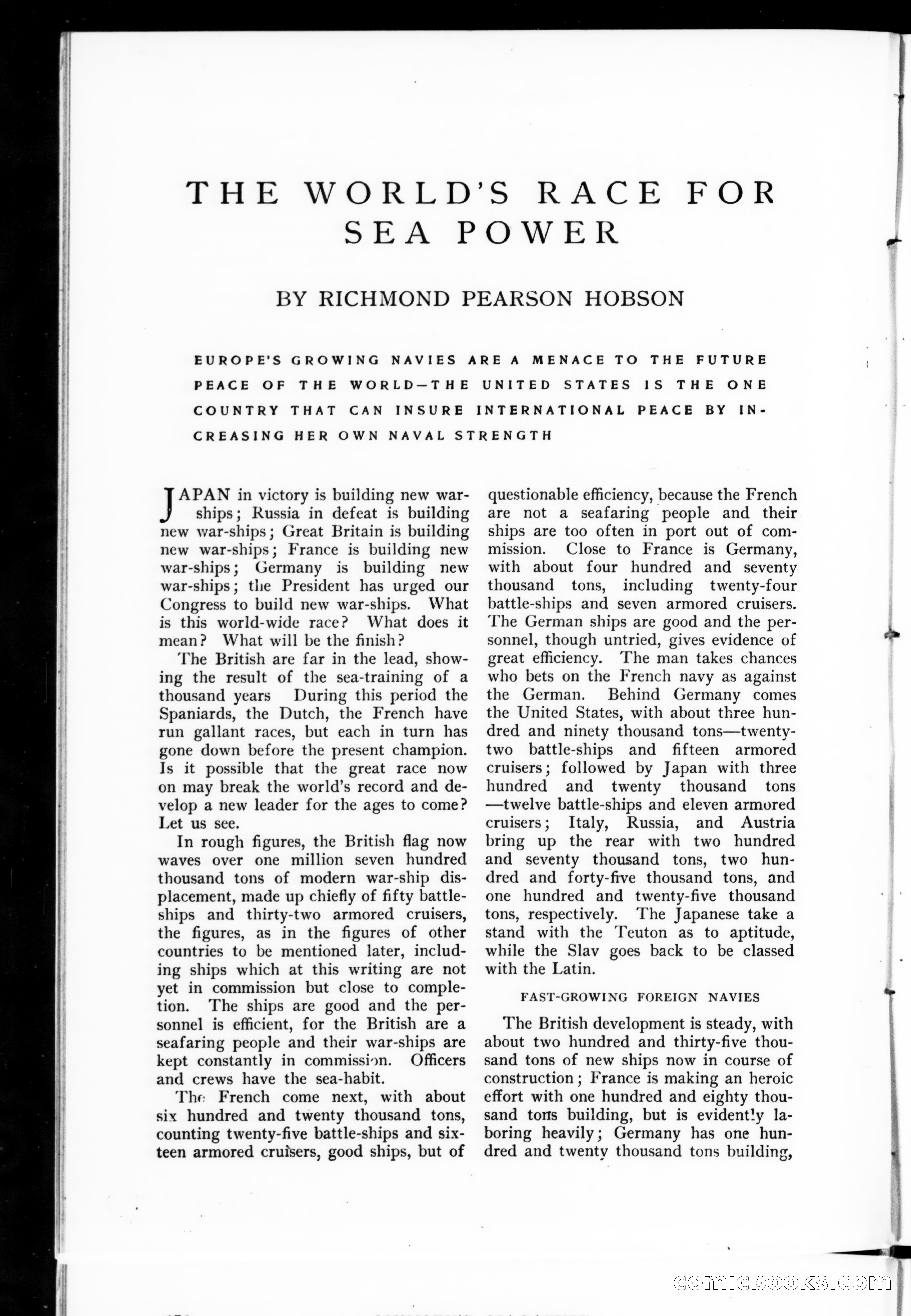 Munsey's Magazine, November 1906 — page 36 of 130