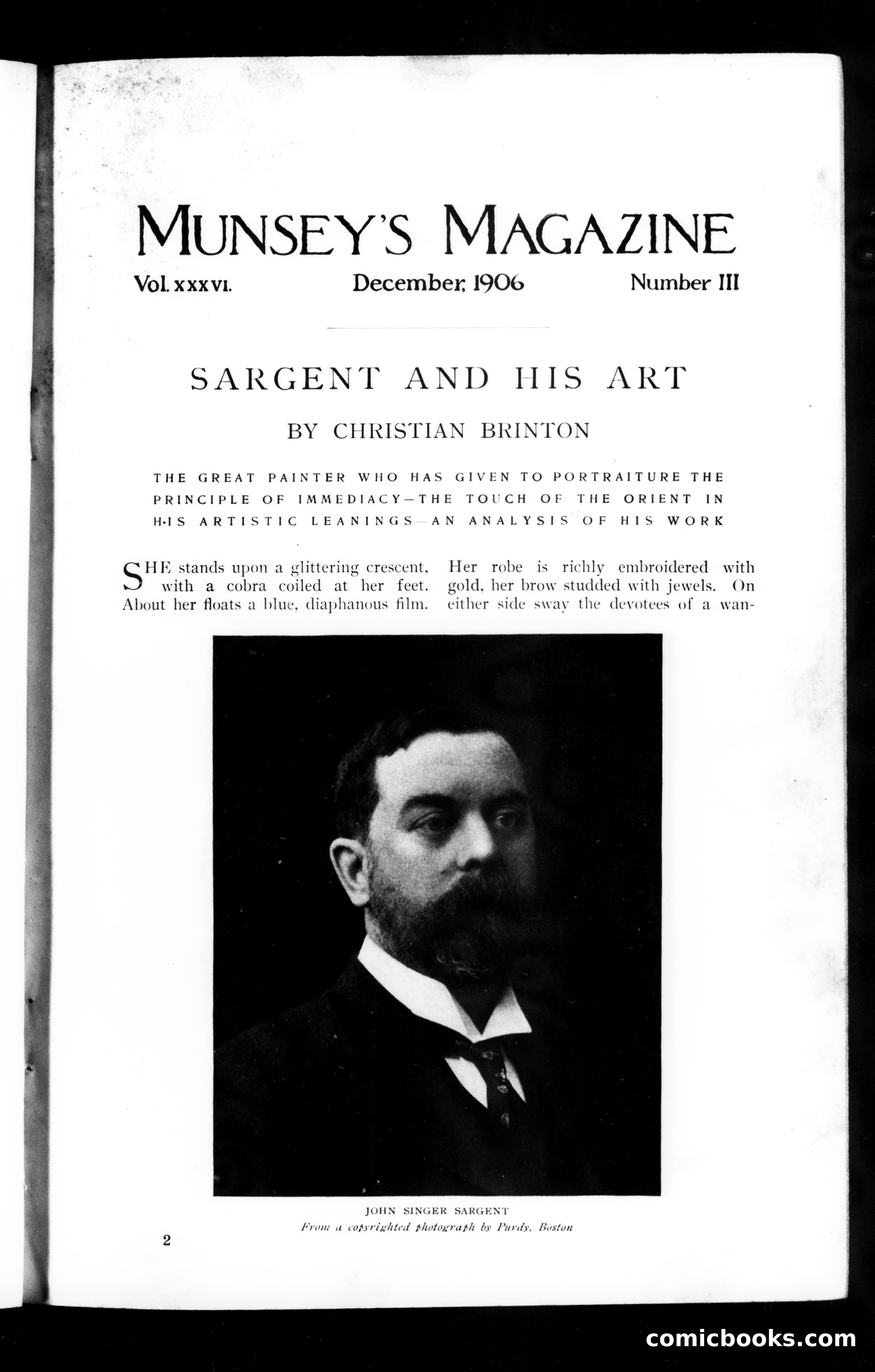 Munsey's Magazine, December 1906 — page 1 of 132