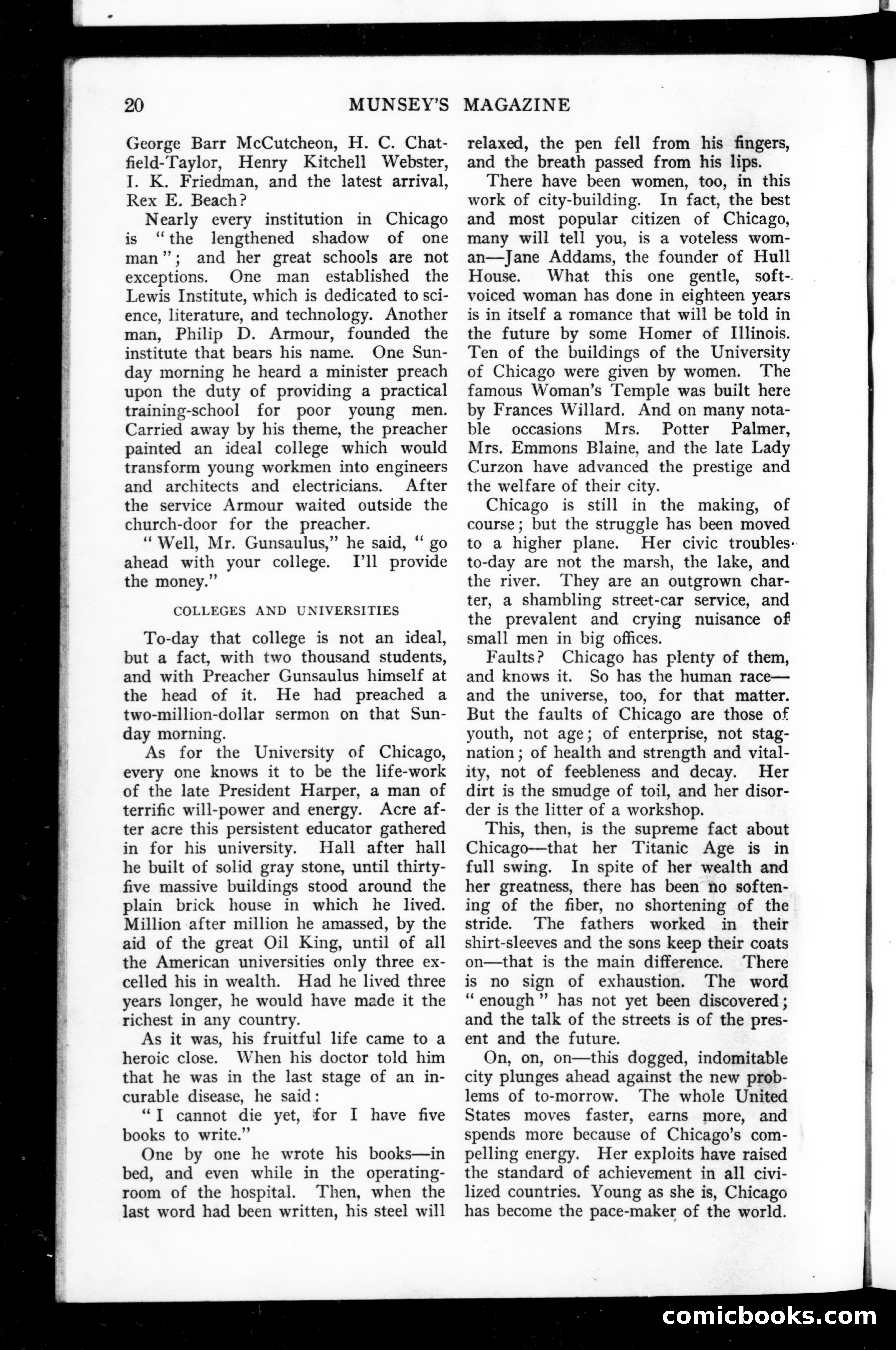 Munsey's Magazine, April 1907 — page 18 of 130