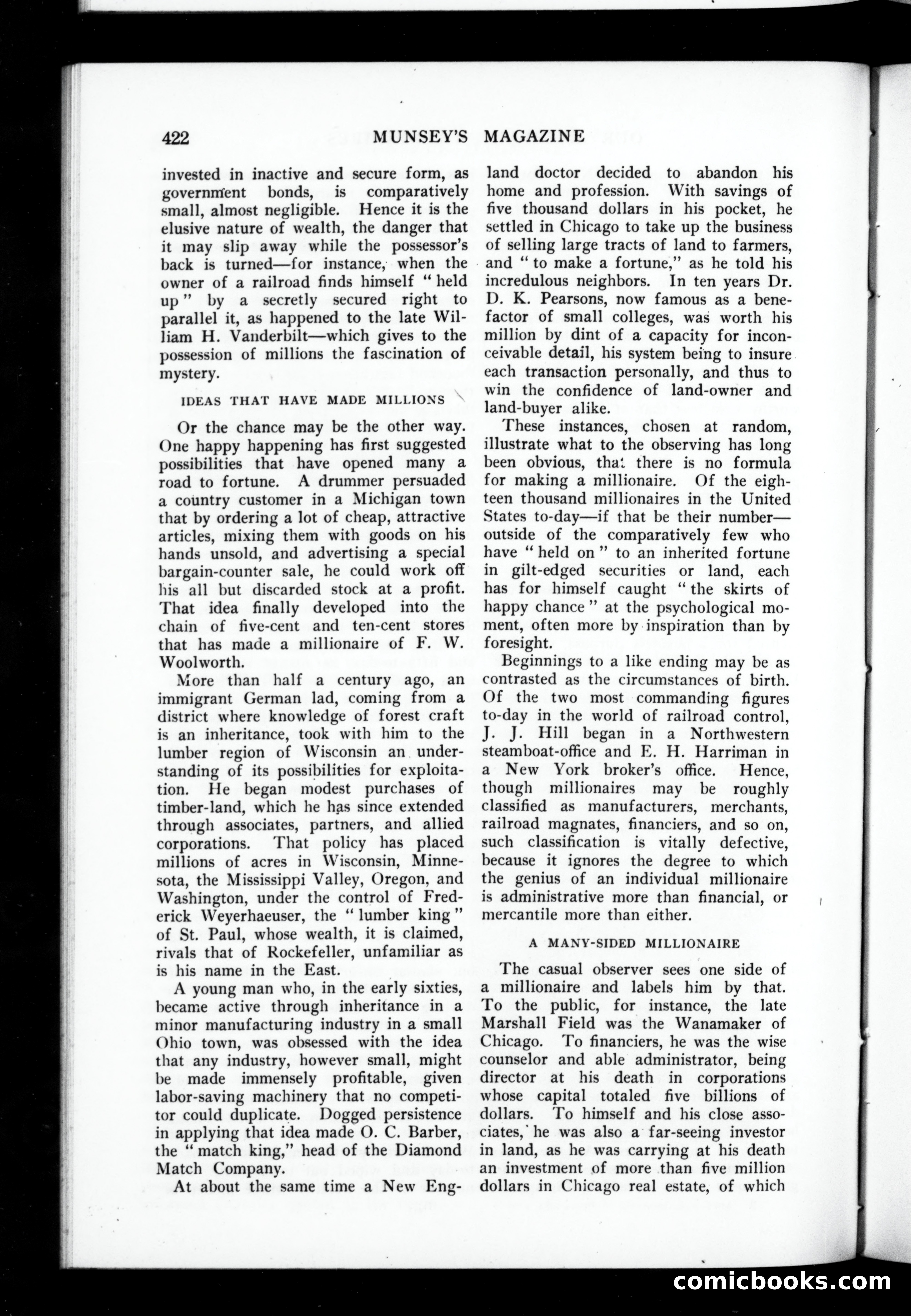 Munsey's Magazine, July 1907 — page 10 of 140