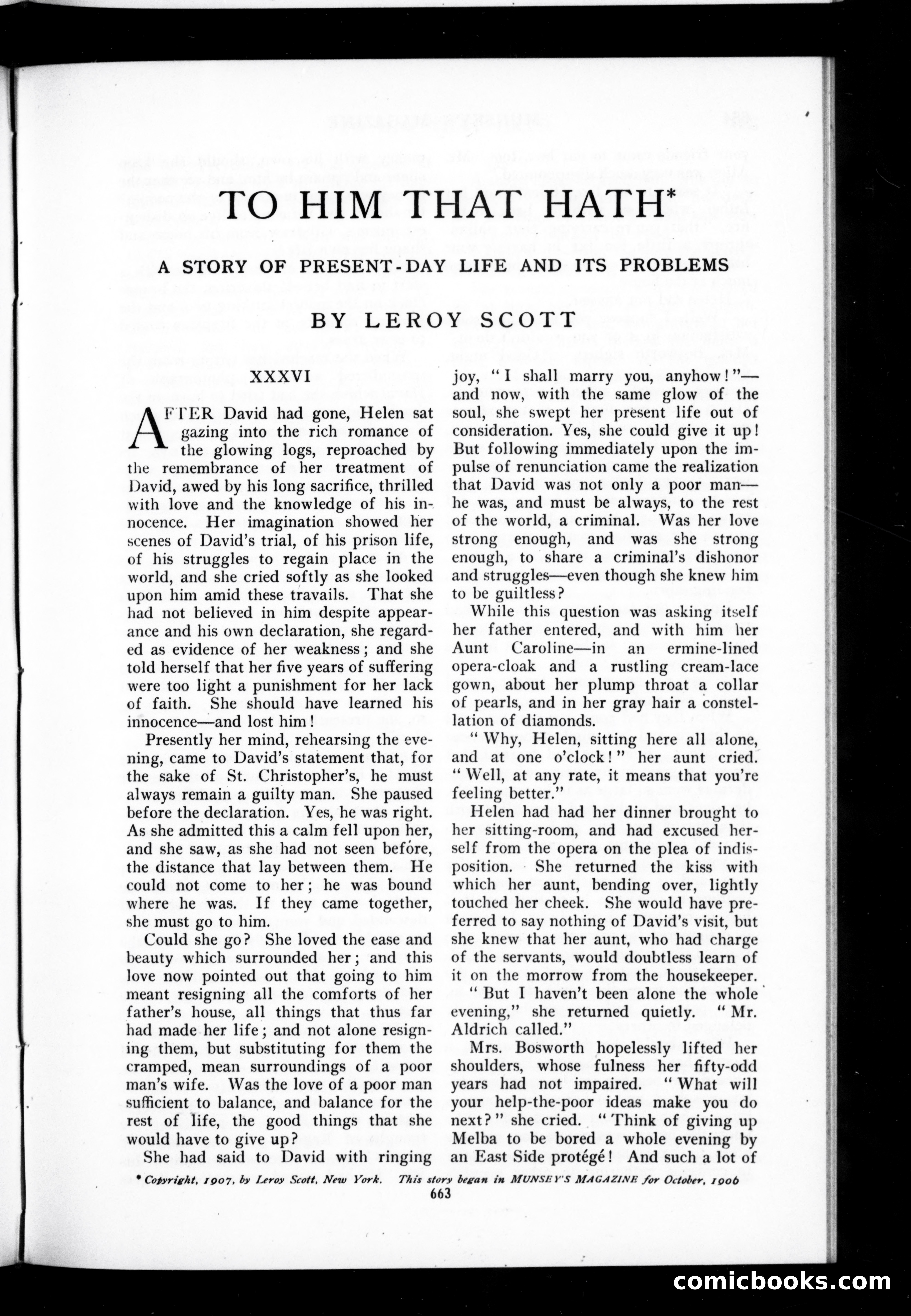 Munsey's Magazine, Vol. XXXVII, No. 5 — page 111 of 136