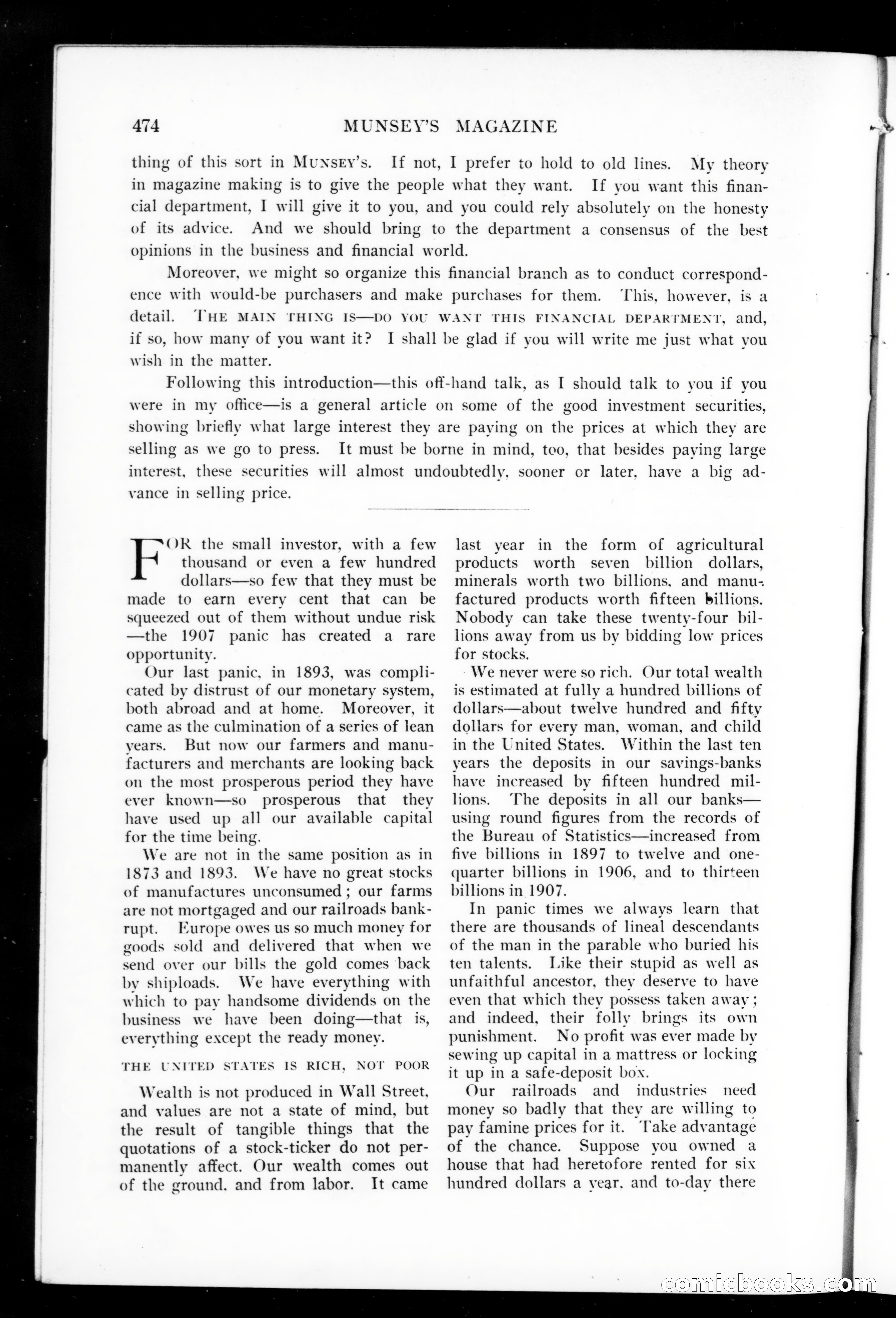 Munsey's Magazine, January 1908 — page 40 of 136