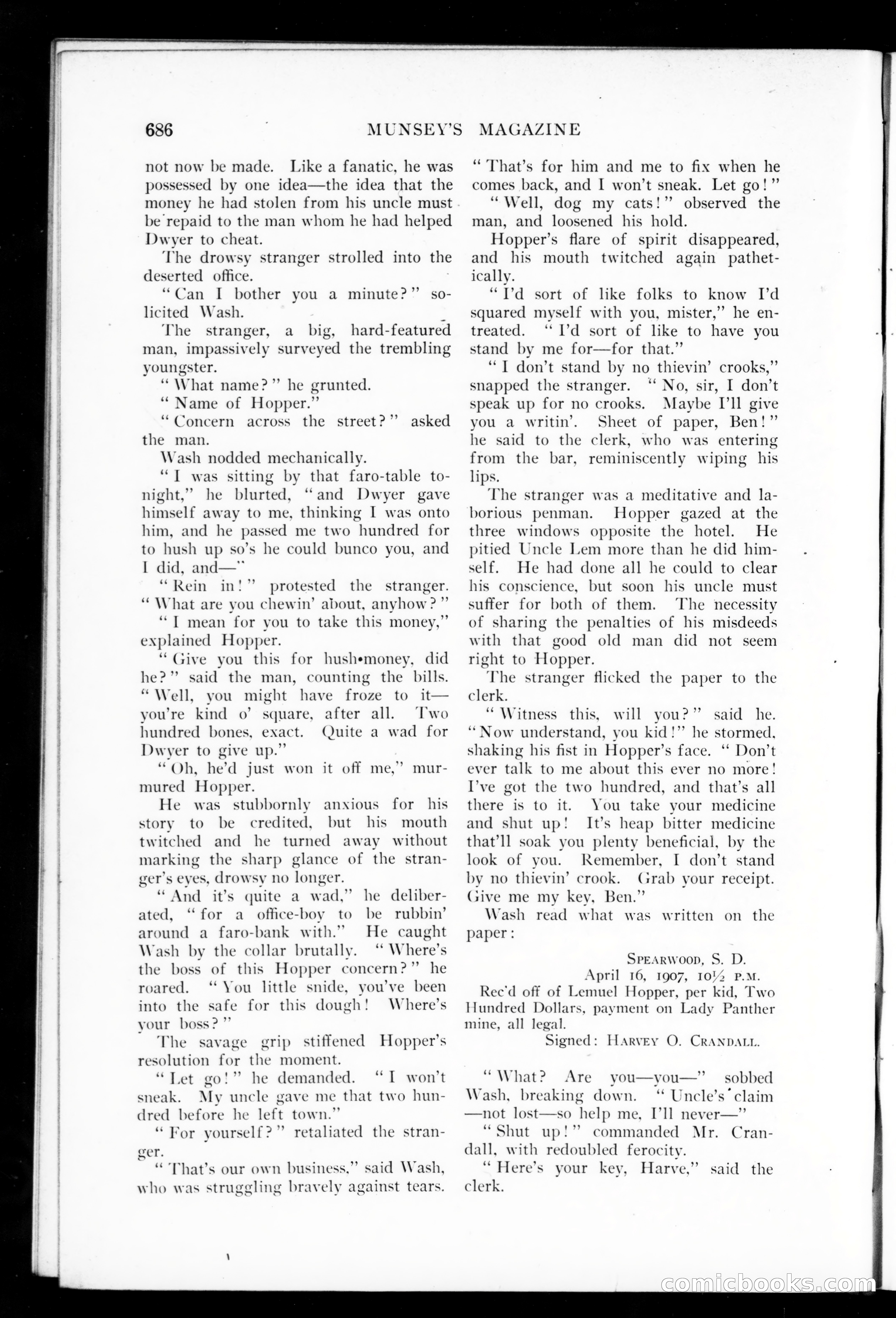 Munsey's Magazine, February 1908 — page 116 of 138
