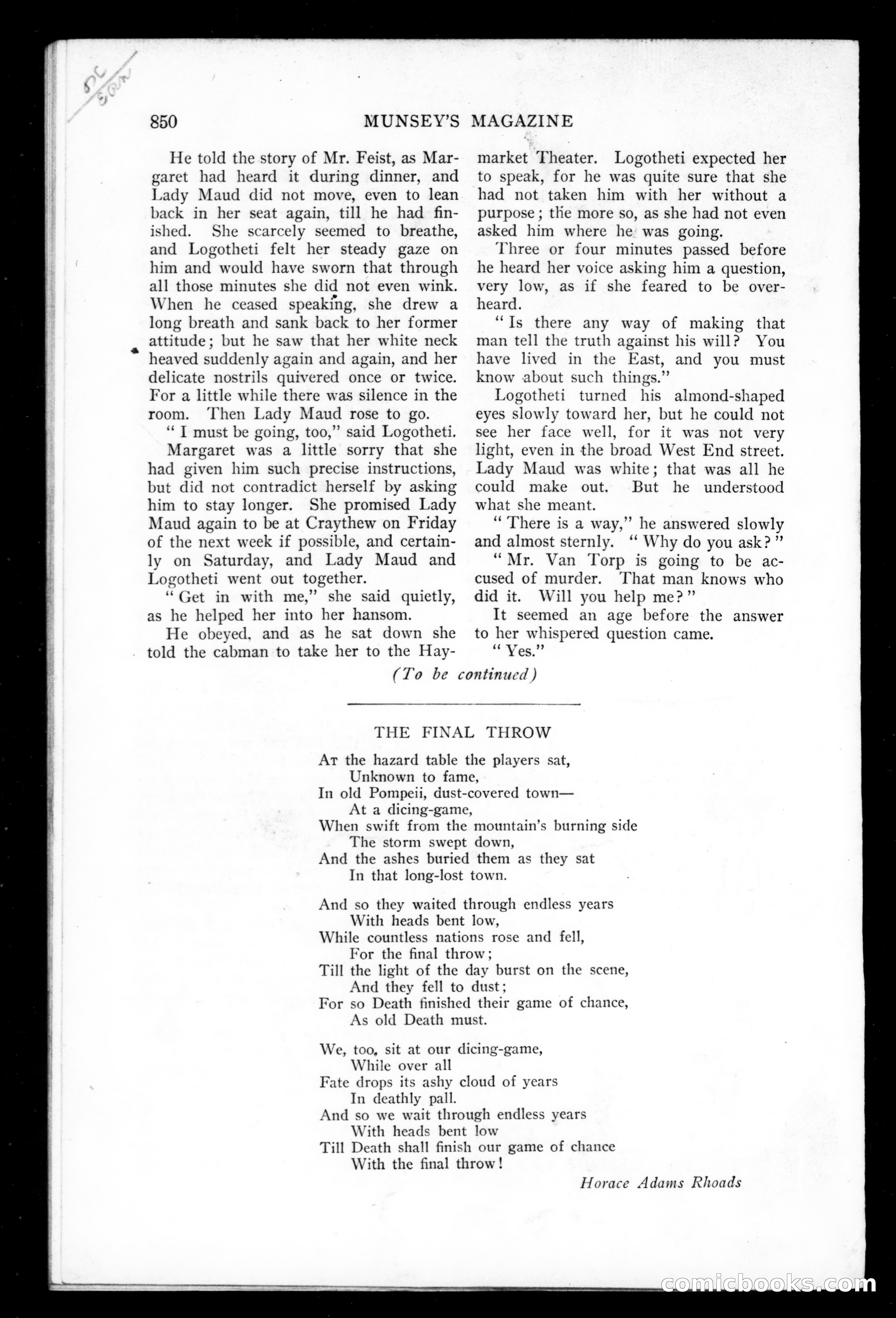 Munsey's Magazine, March 1908 — page 142 of 143