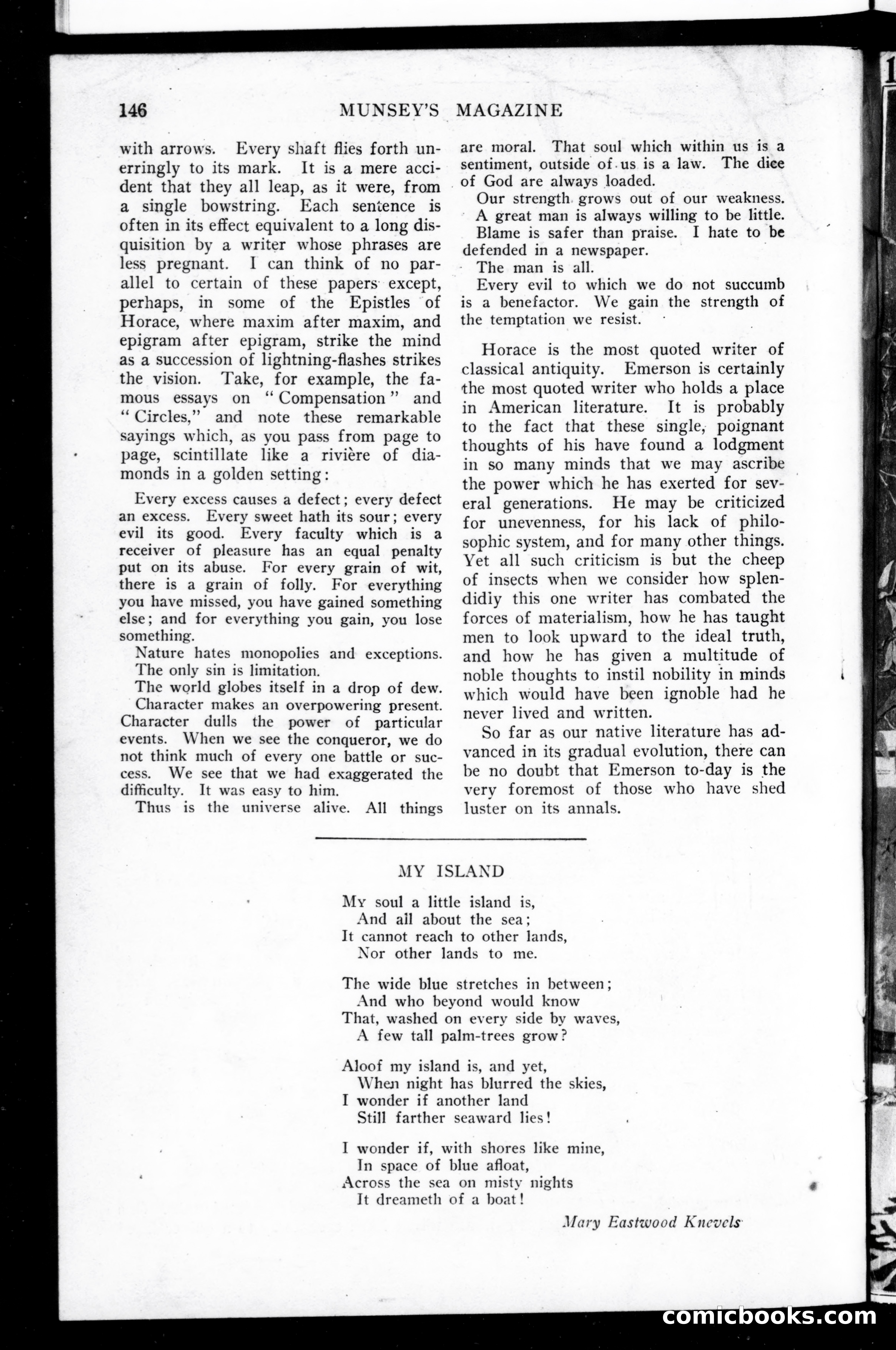 Munsey's Magazine, April 1908 — page 144 of 144