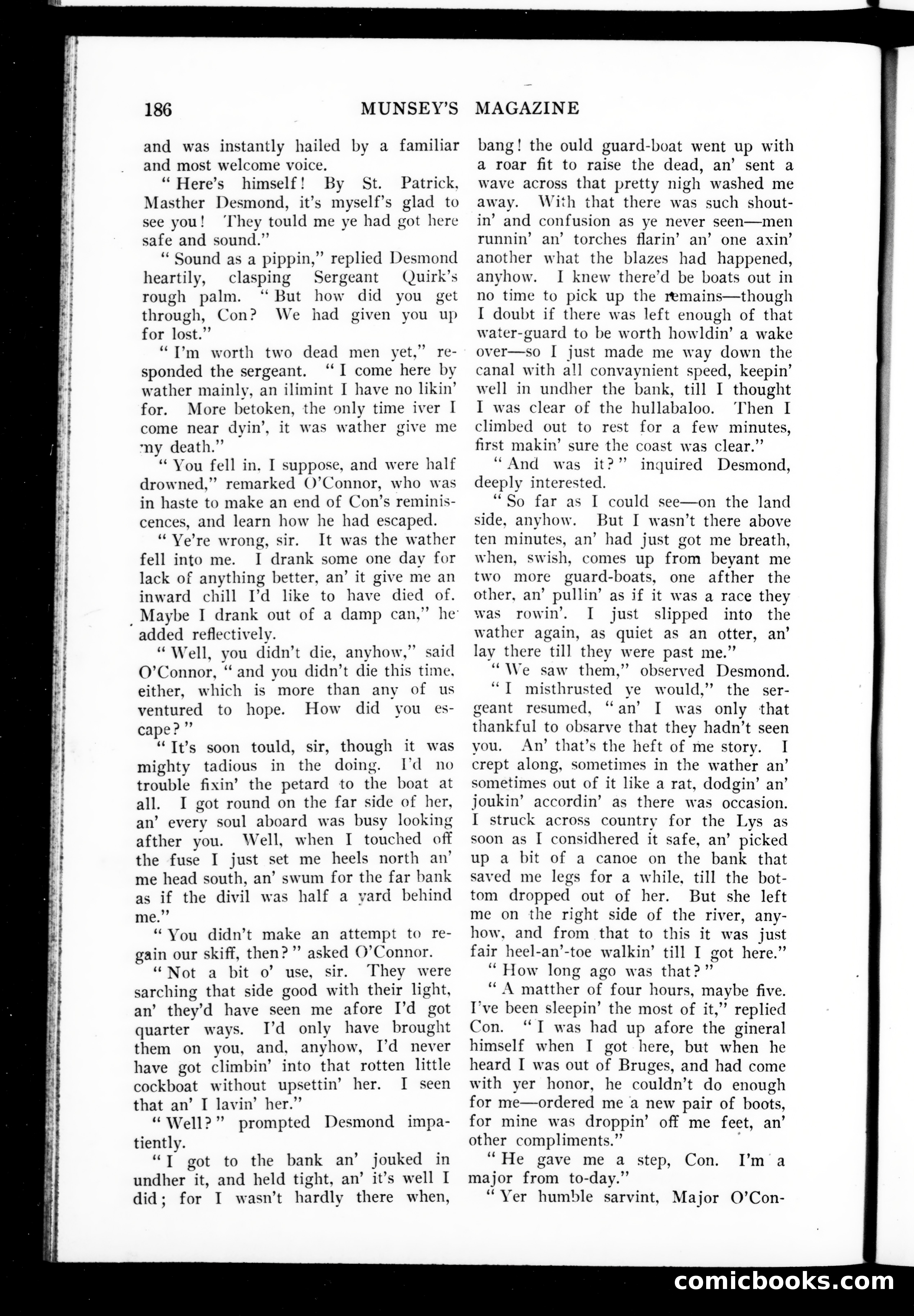 Munsey's Magazine, Vol. 40, No. 2 — page 38: Pulp Fiction, 1908