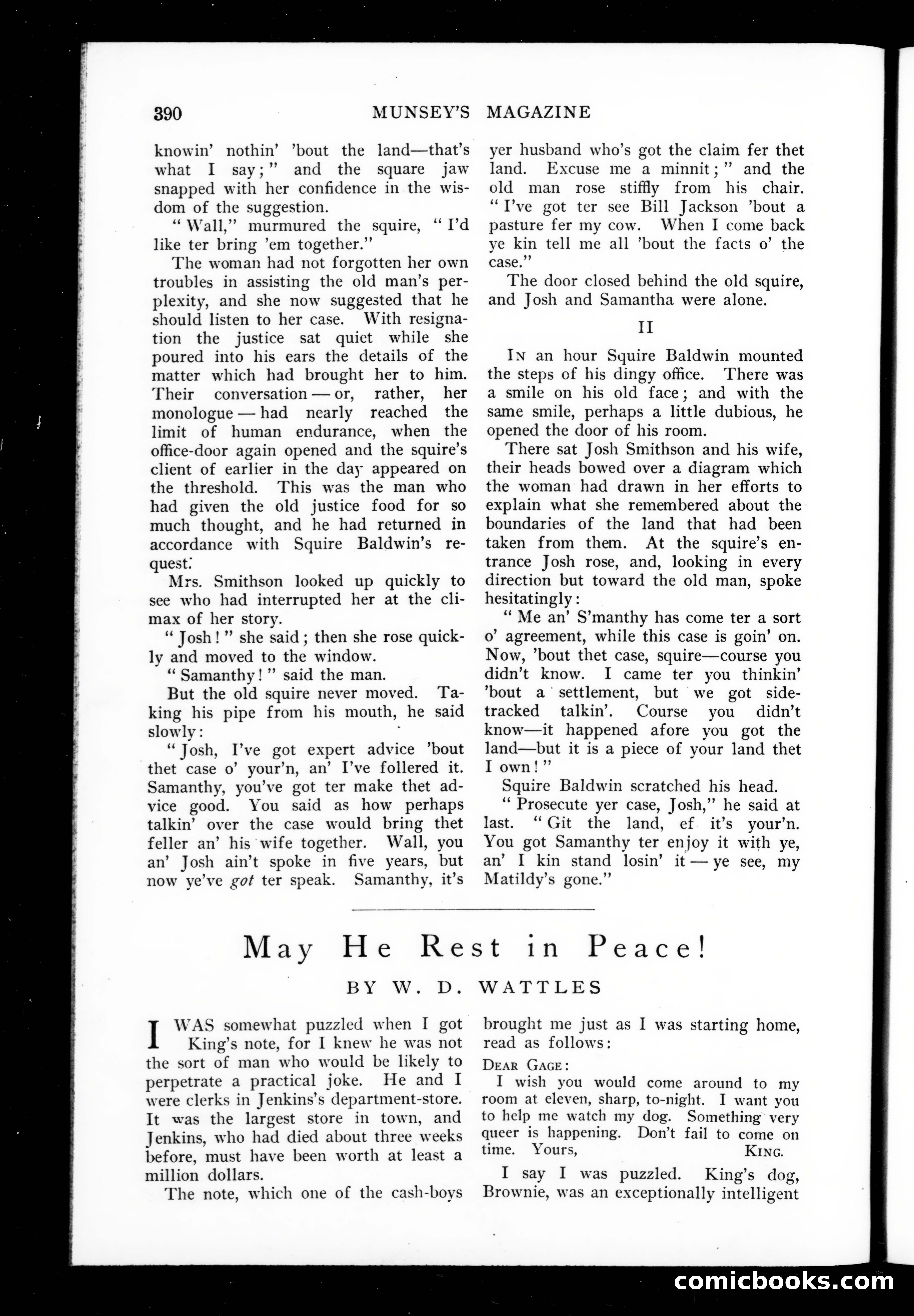 Munsey's Magazine, Vol. 40, No. 3 — page 100 of 142