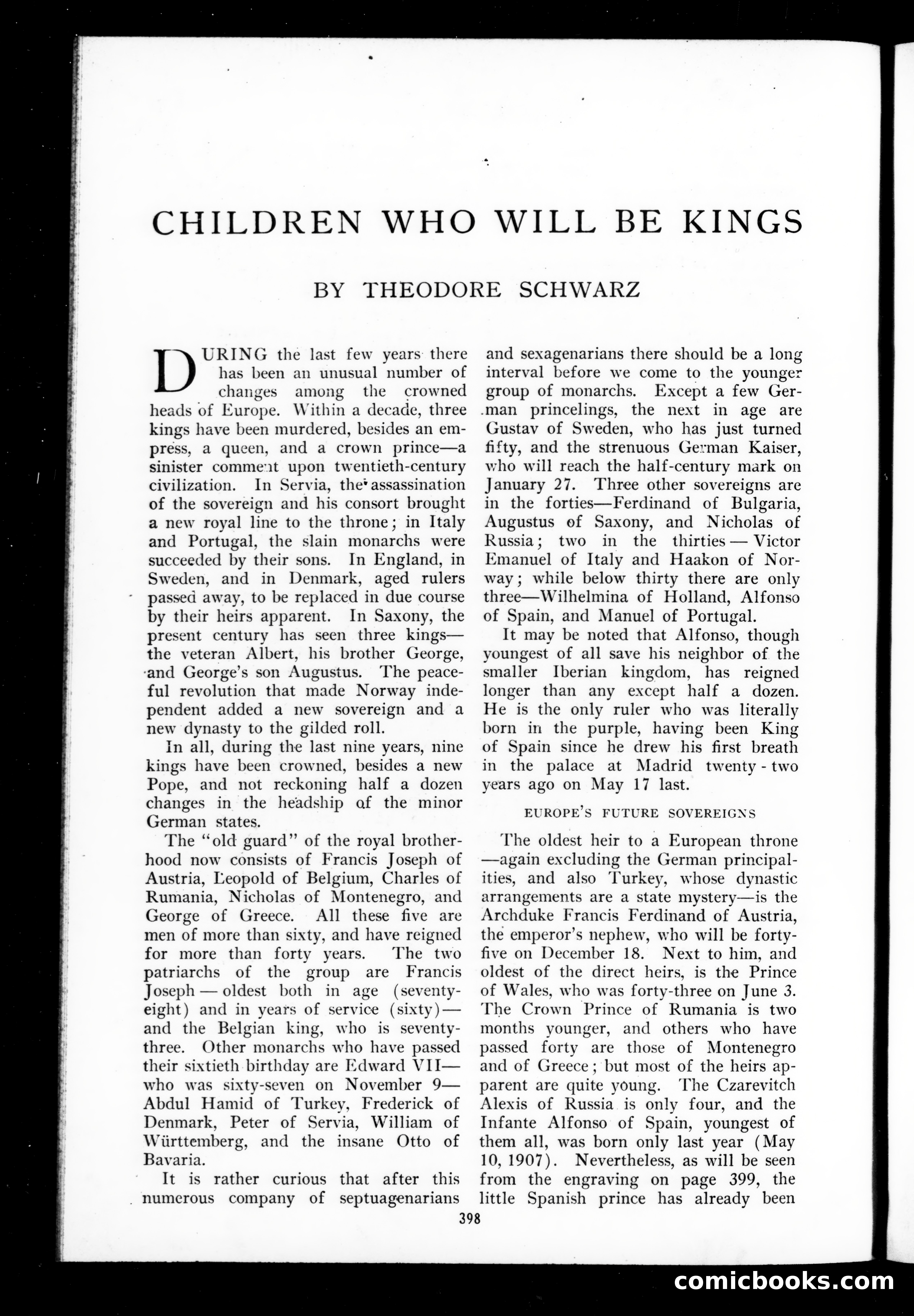 Munsey's Magazine, Vol. 40, No. 3 — page 108 of 142