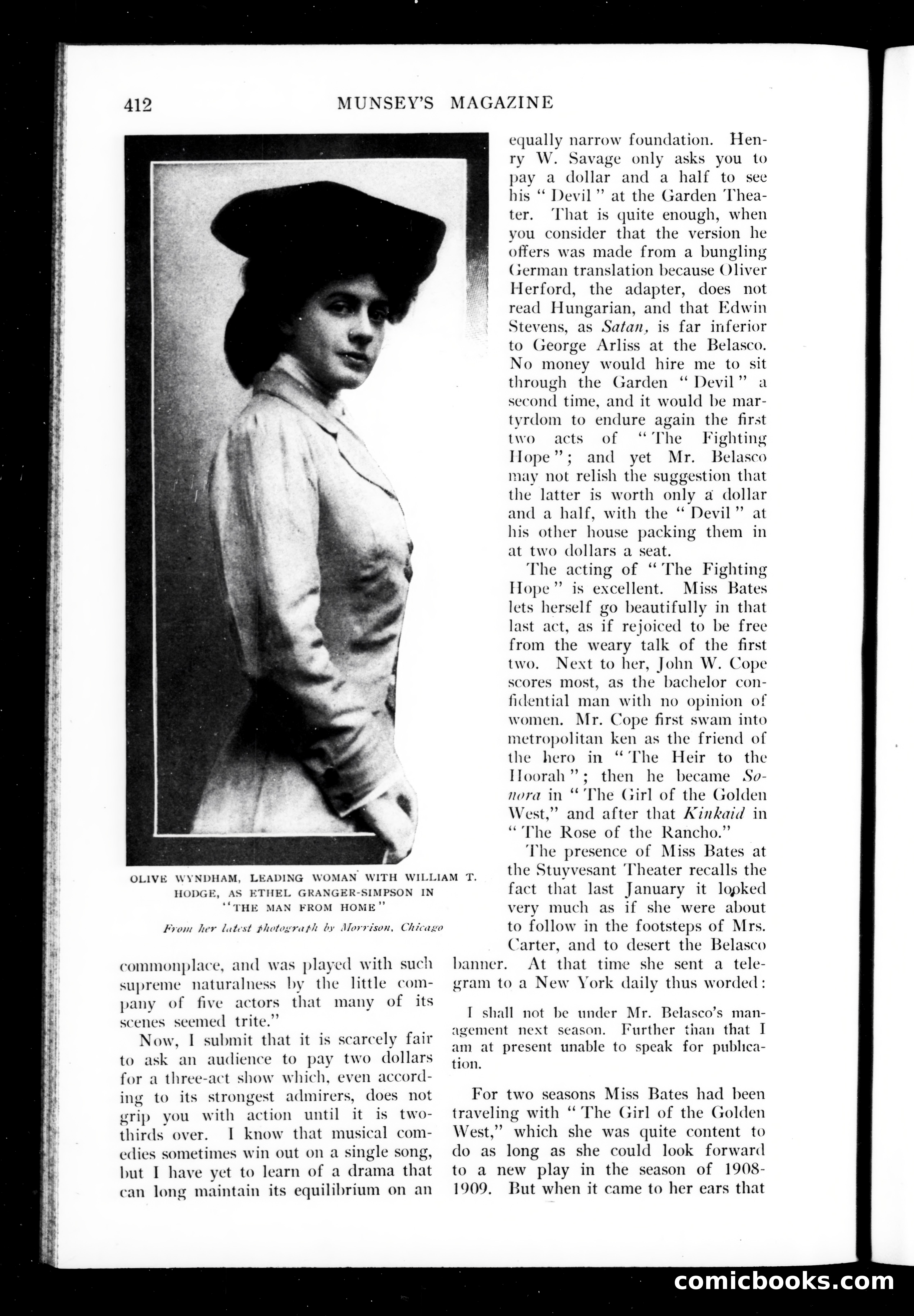 Munsey's Magazine, Vol. 40, No. 3 — page 122 of 142