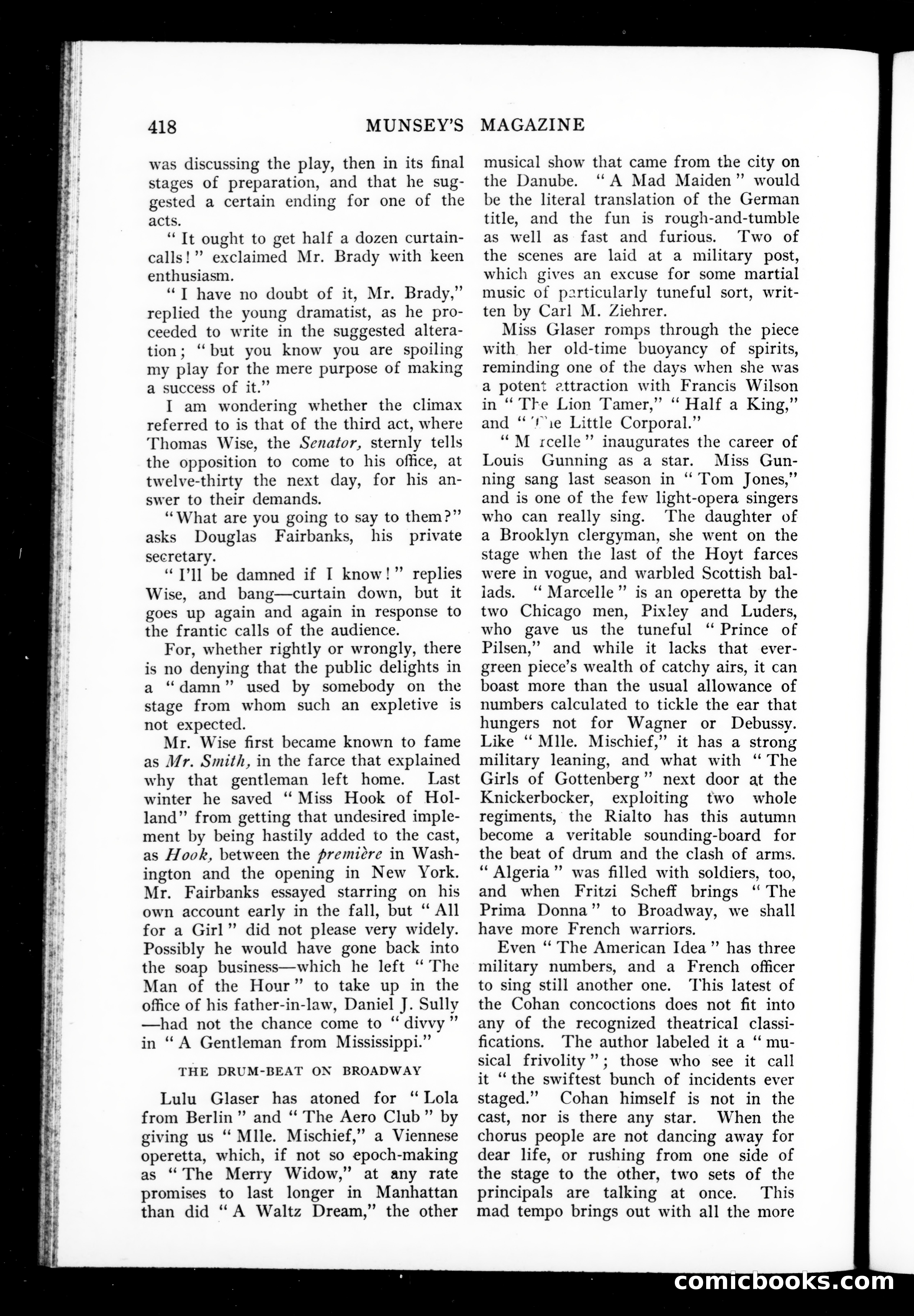 Munsey's Magazine, Vol. 40, No. 3 — page 128 of 142