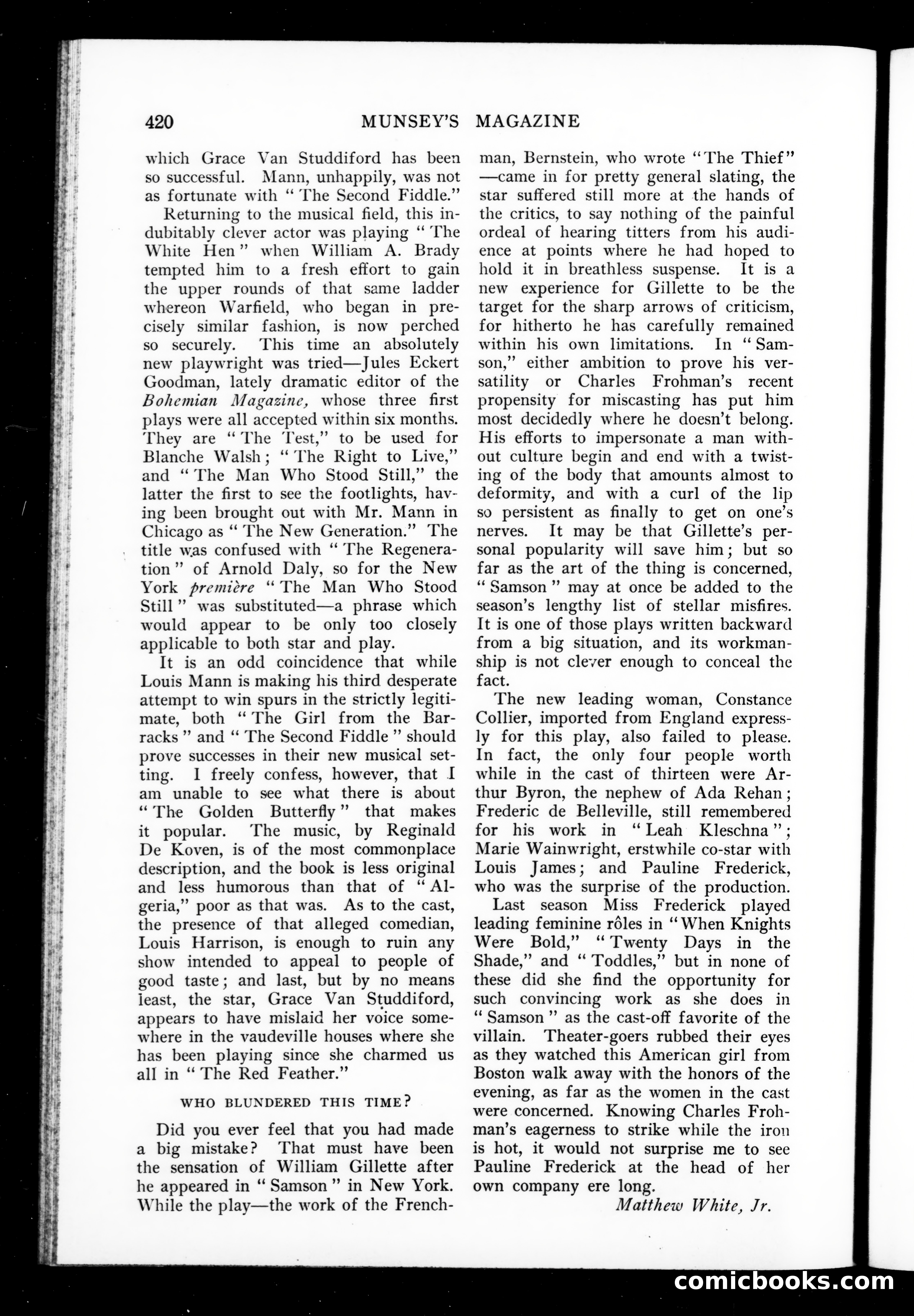Munsey's Magazine, Vol. 40, No. 3 — page 130 of 142