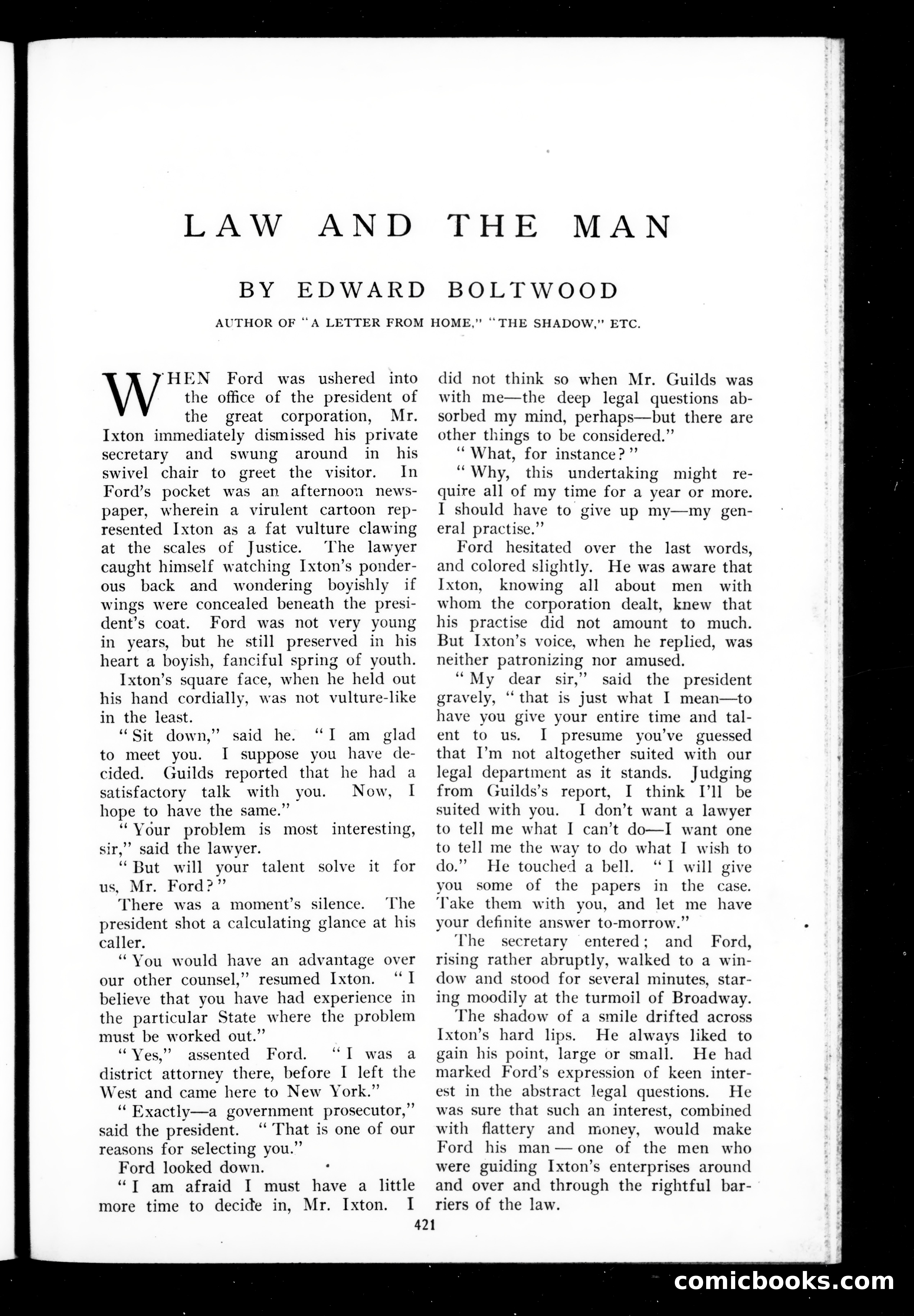 Munsey's Magazine, Vol. 40, No. 3 — page 131 of 142