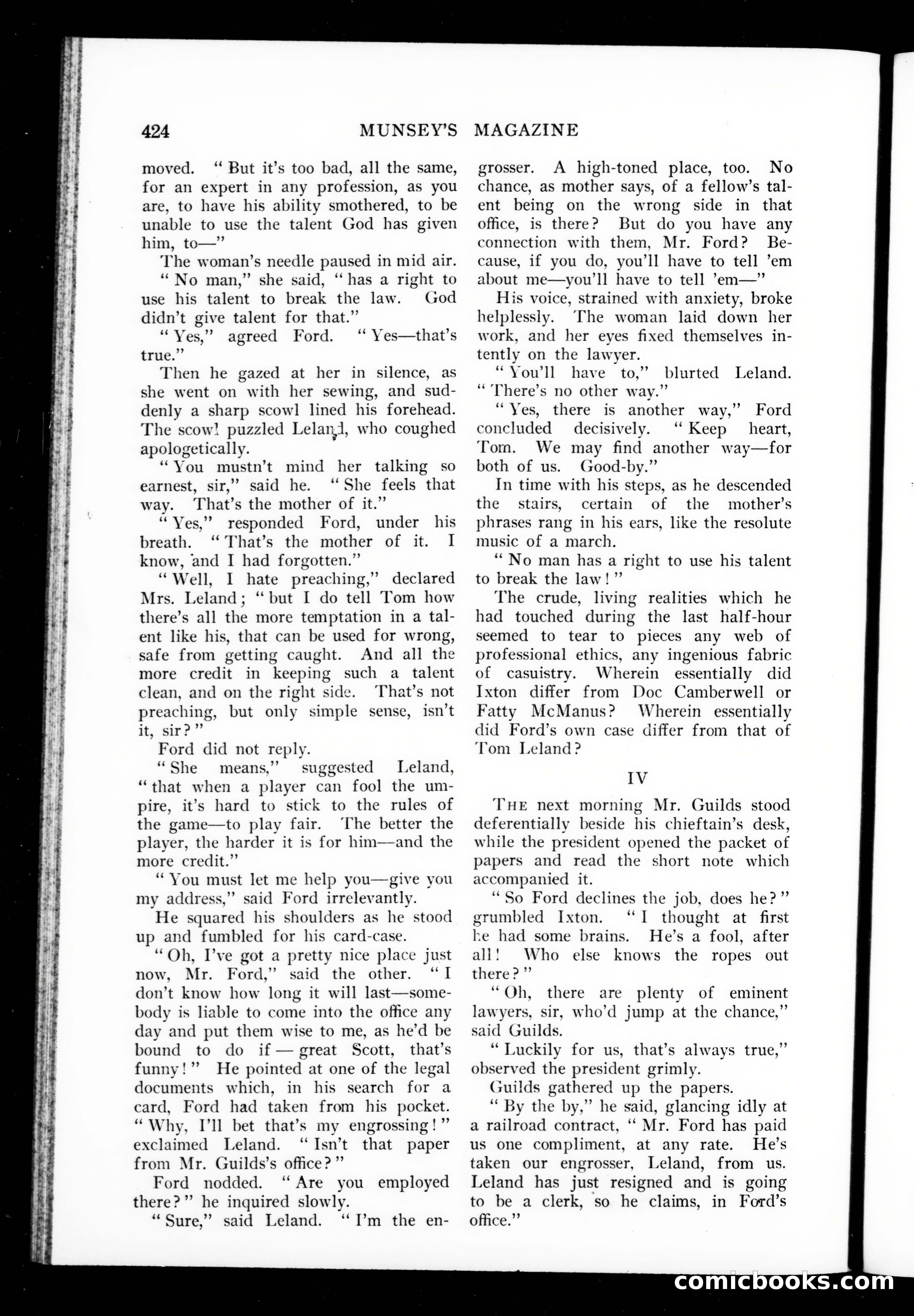 Munsey's Magazine, Vol. 40, No. 3 — page 134 of 142