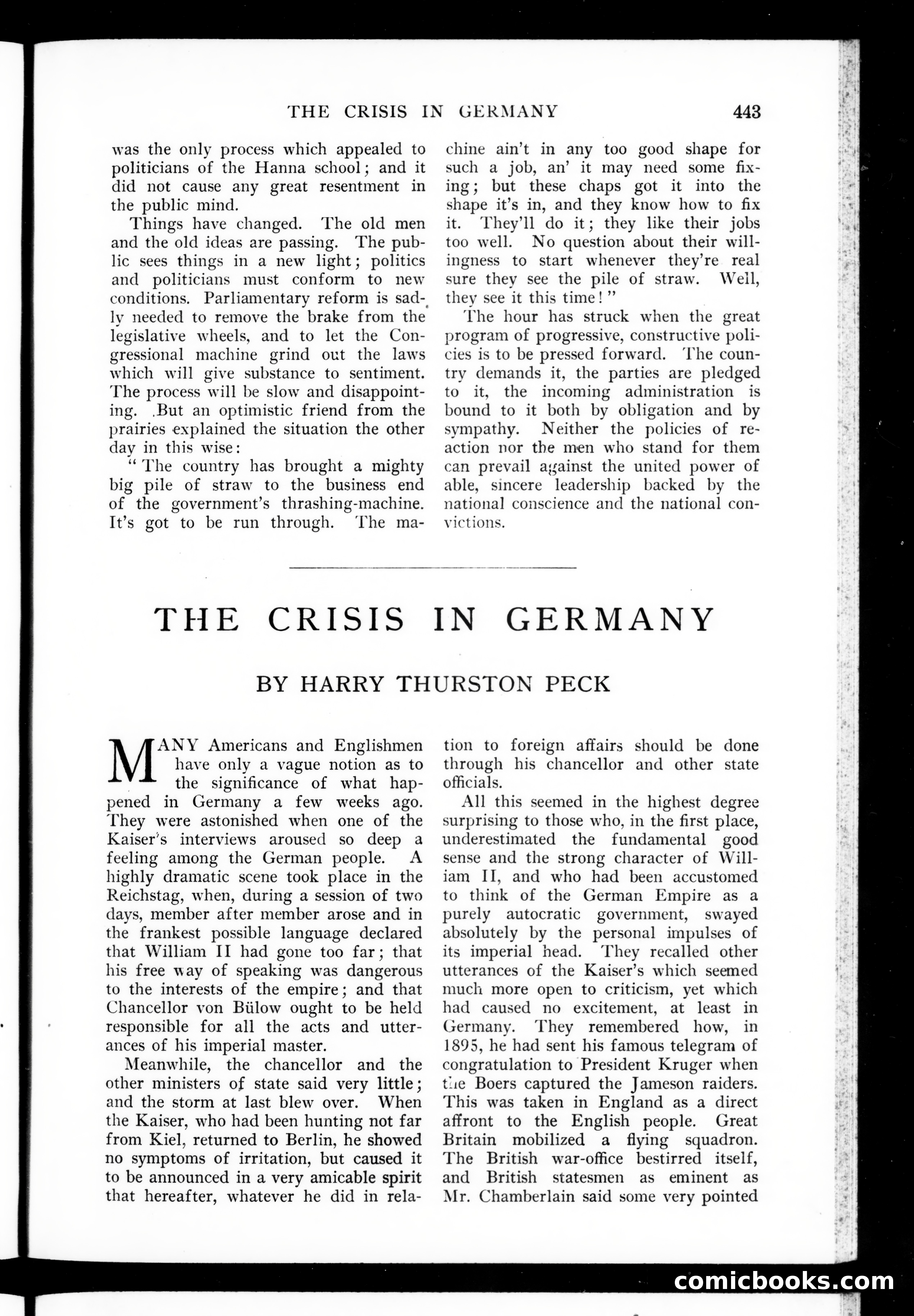 Munsey's Magazine, January 1909 — page 11 of 156