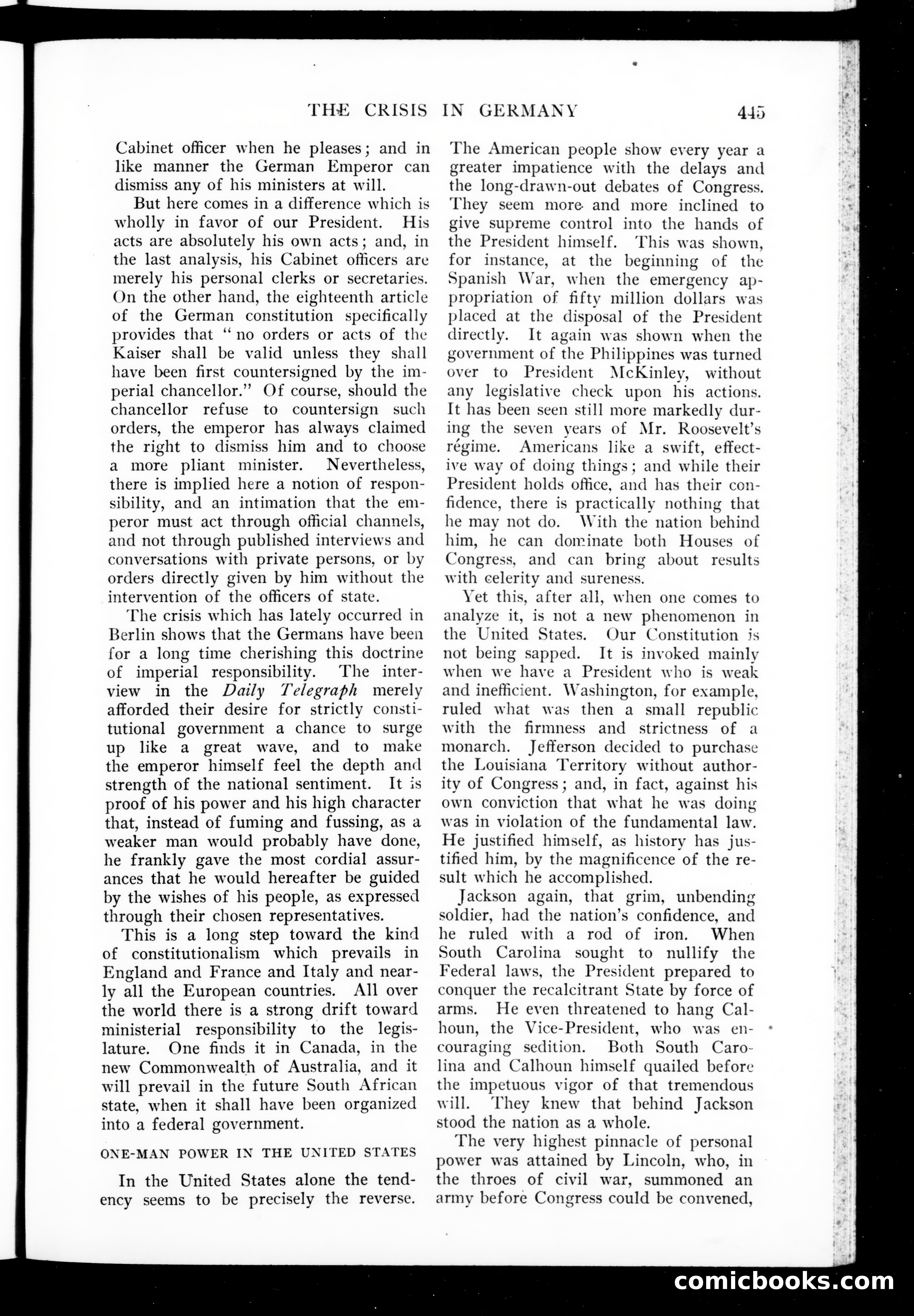 Munsey's Magazine, January 1909 — page 13 of 156