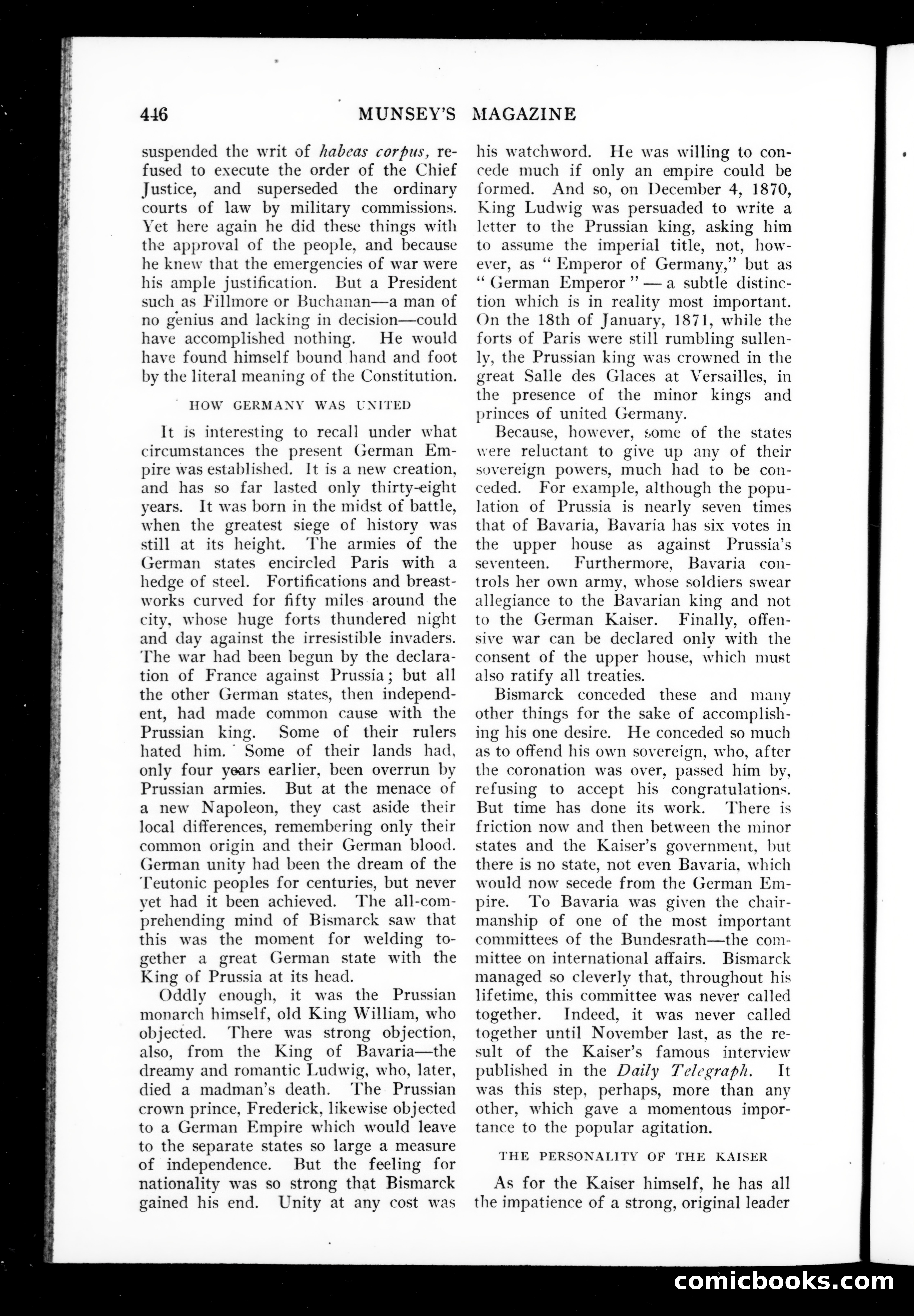 Munsey's Magazine, January 1909 — page 14 of 156