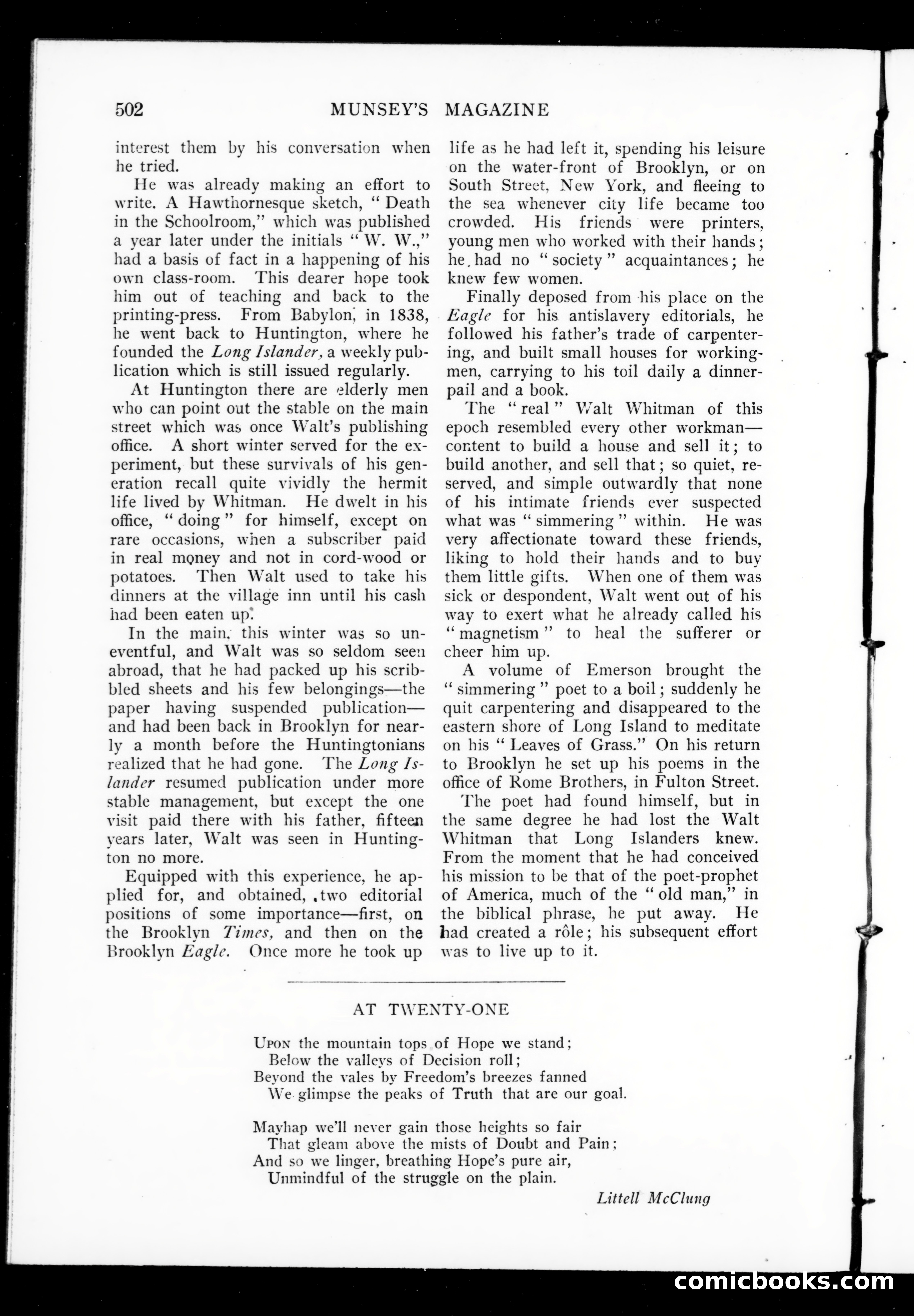 Munsey's Magazine, January 1909 — page 72 of 156