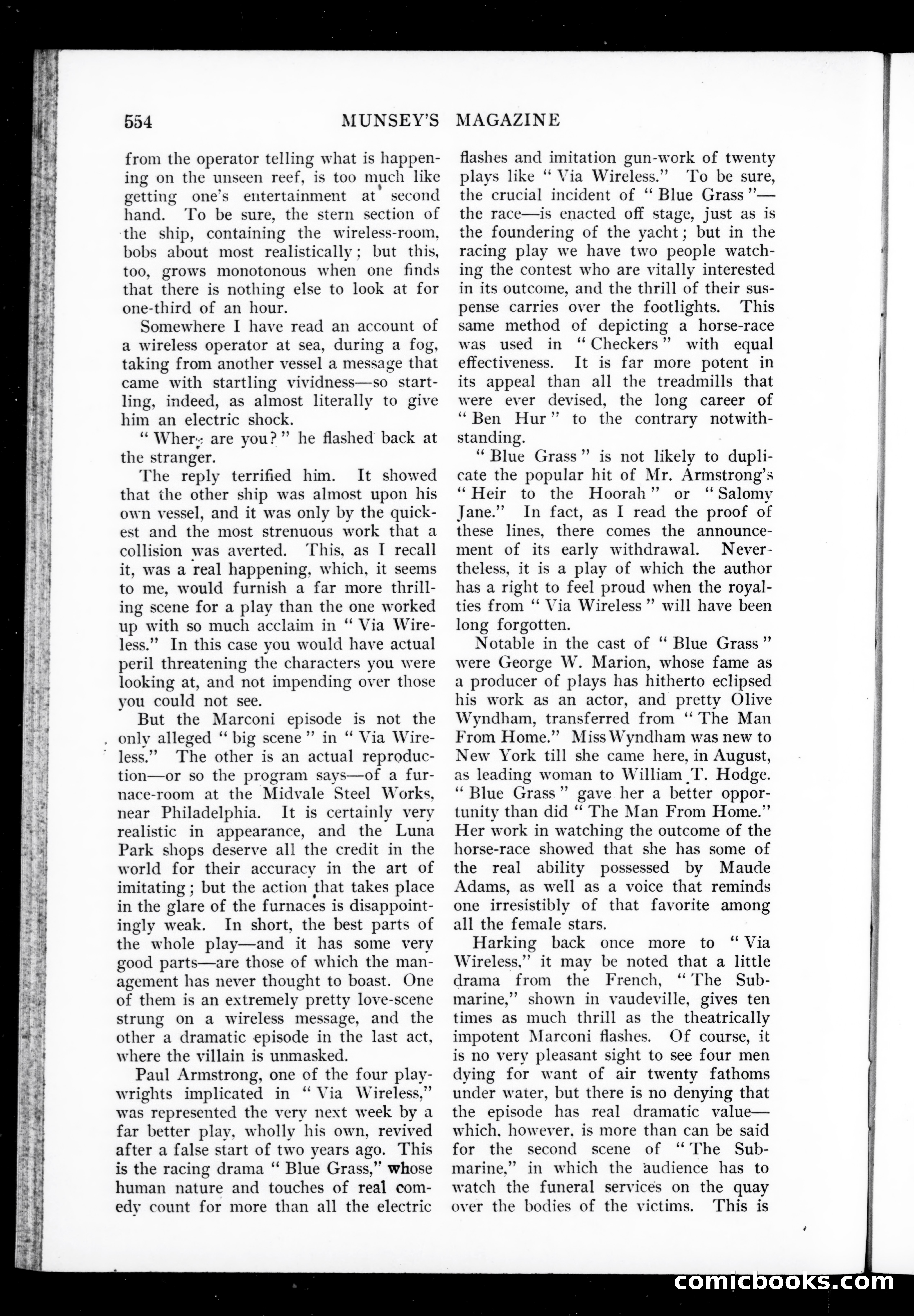 Munsey's Magazine, January 1909 — page 124 of 156