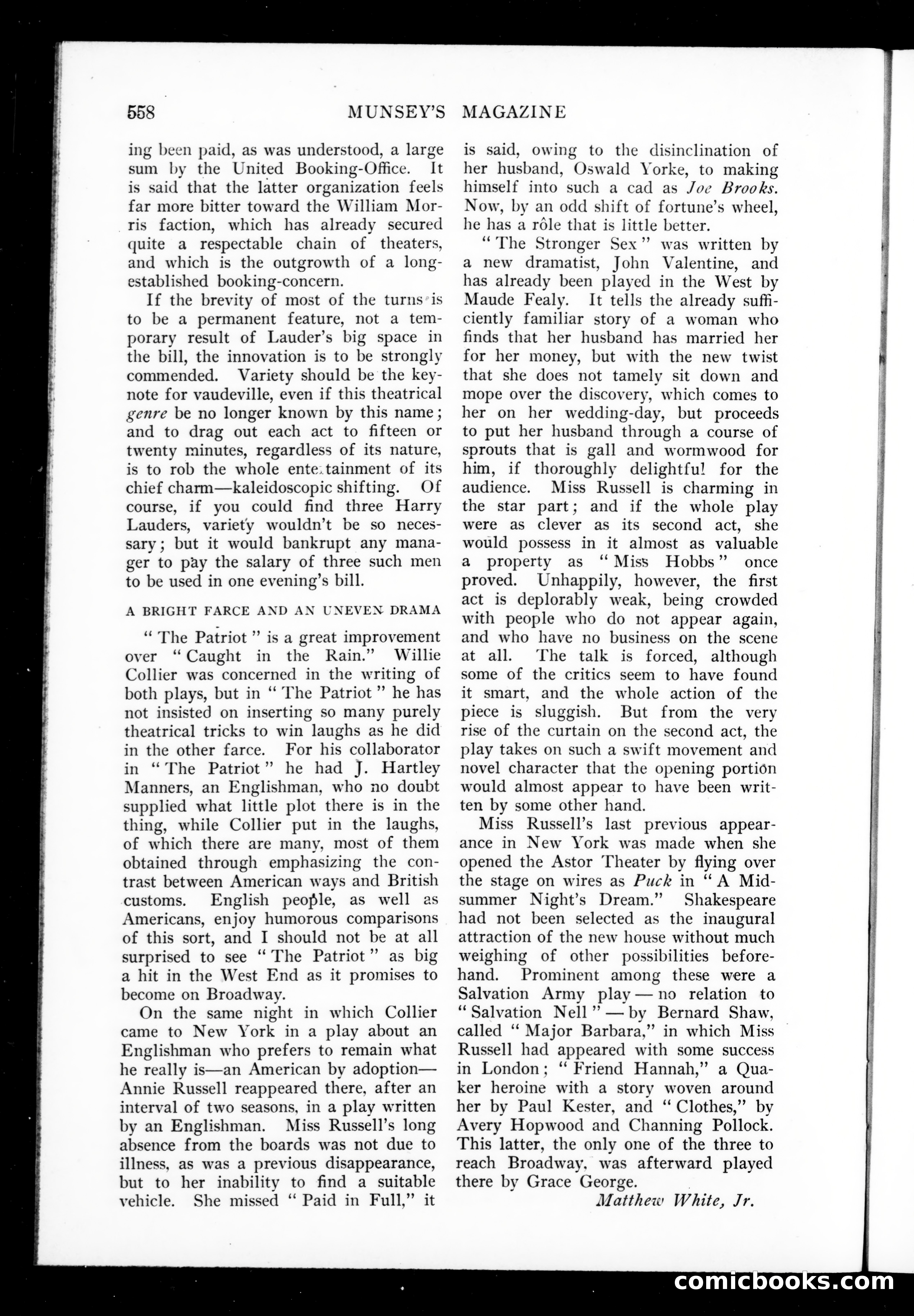 Munsey's Magazine, January 1909 — page 128 of 156