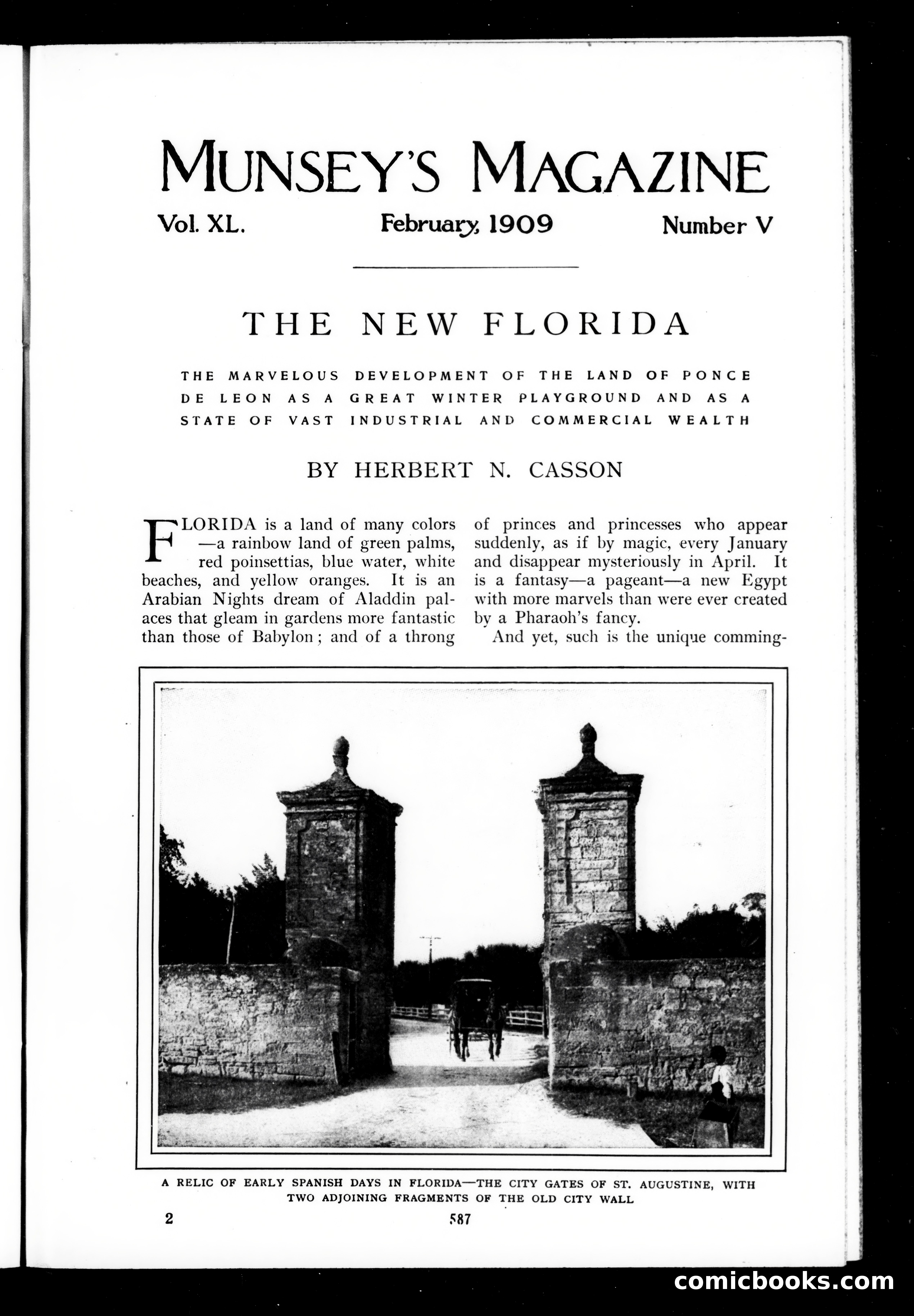 Munsey's Magazine, February 1909 — page 1 of 152