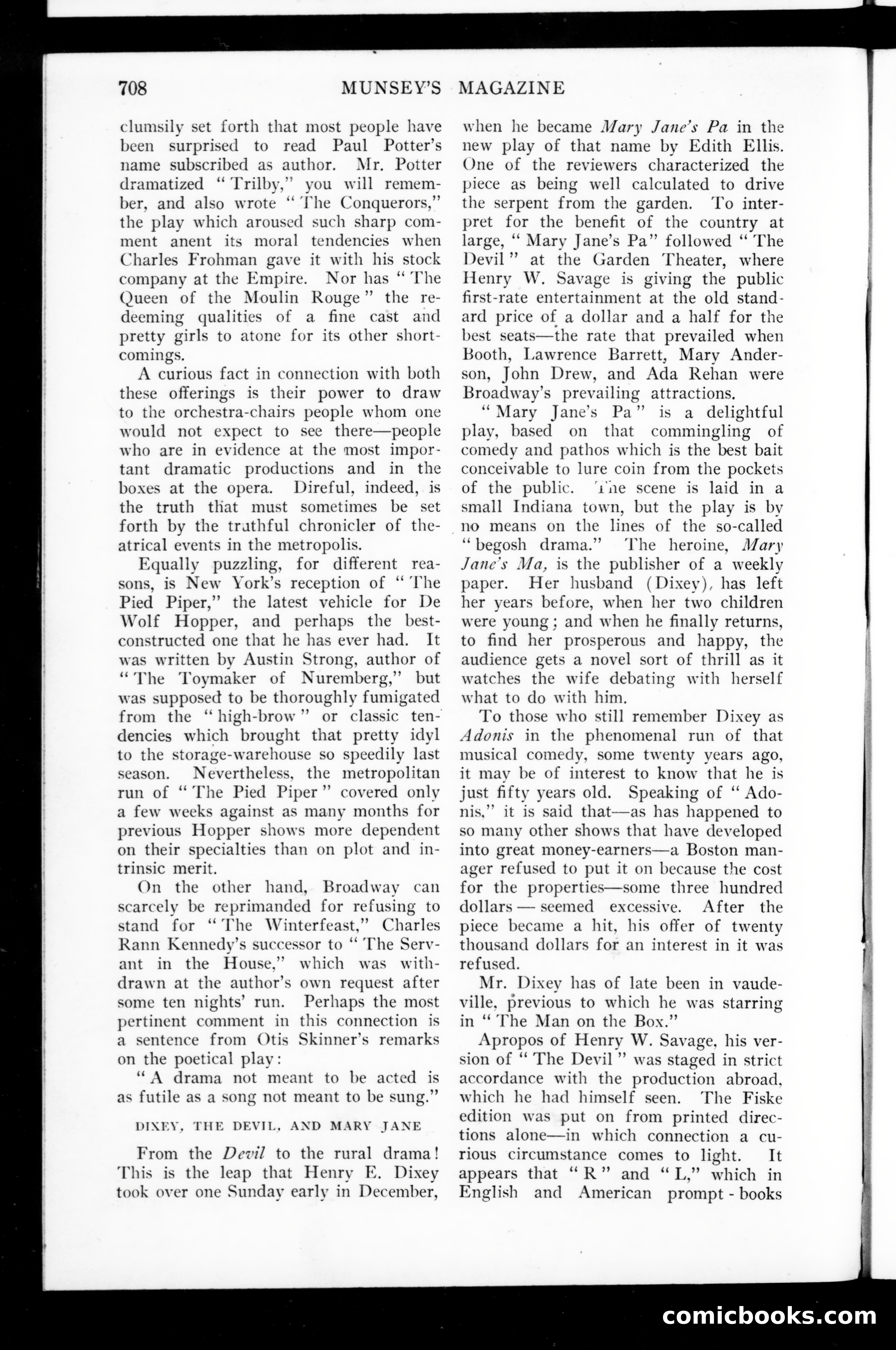 Munsey's Magazine, February 1909 — page 122 of 152