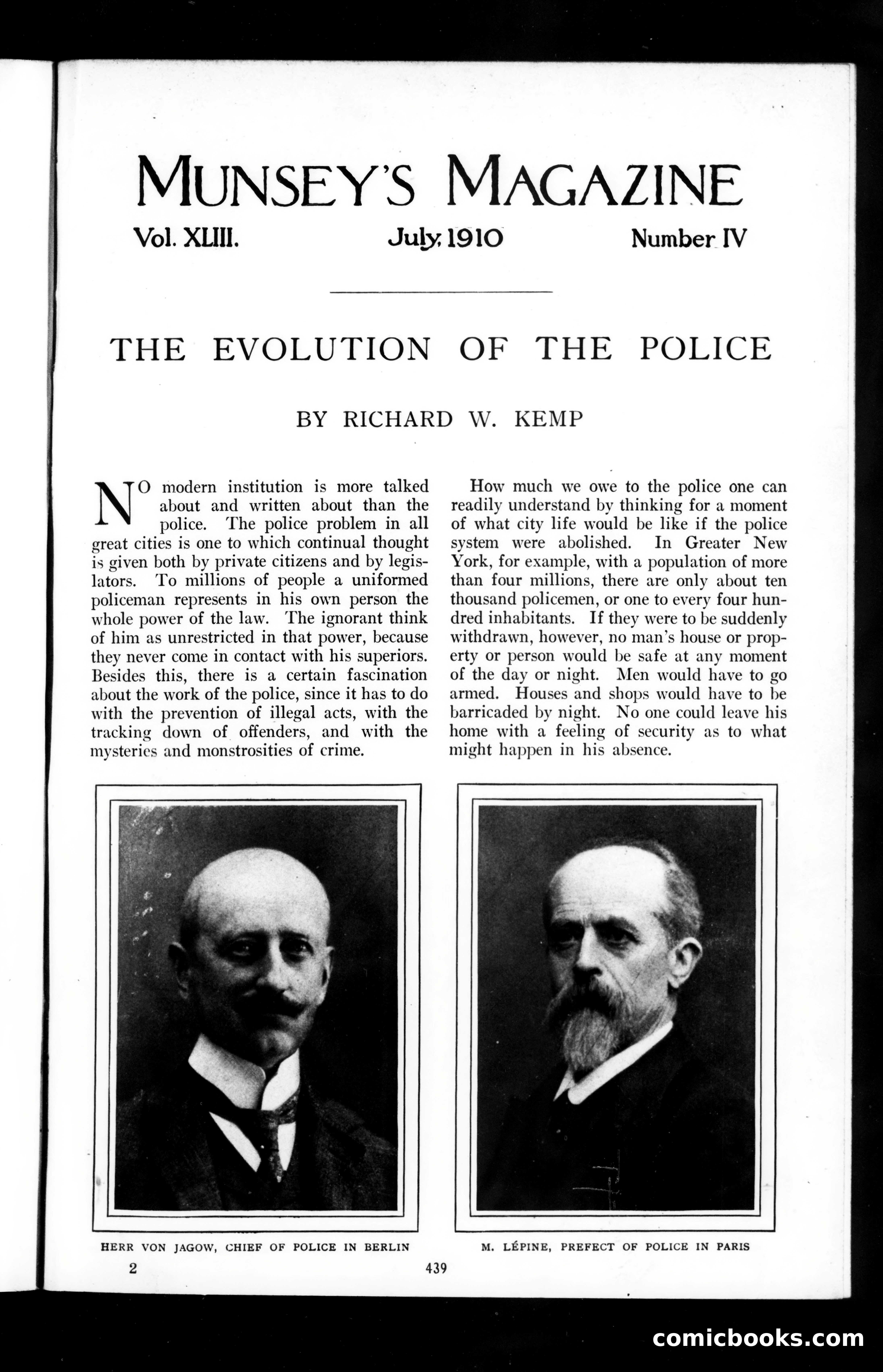Munsey's Magazine, July 1910 — page 5 of 148