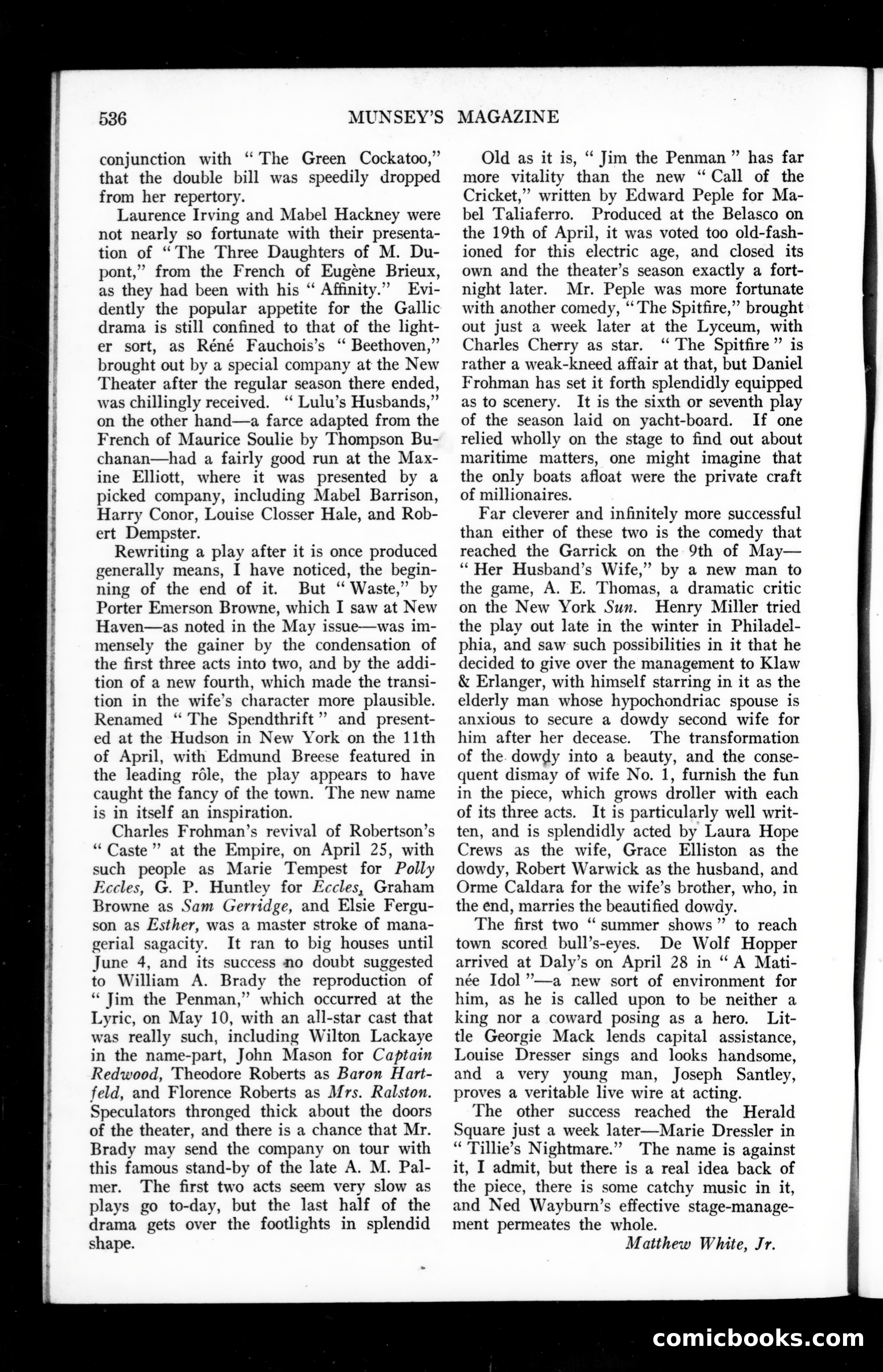 Munsey's Magazine, July 1910 — page 102 of 148